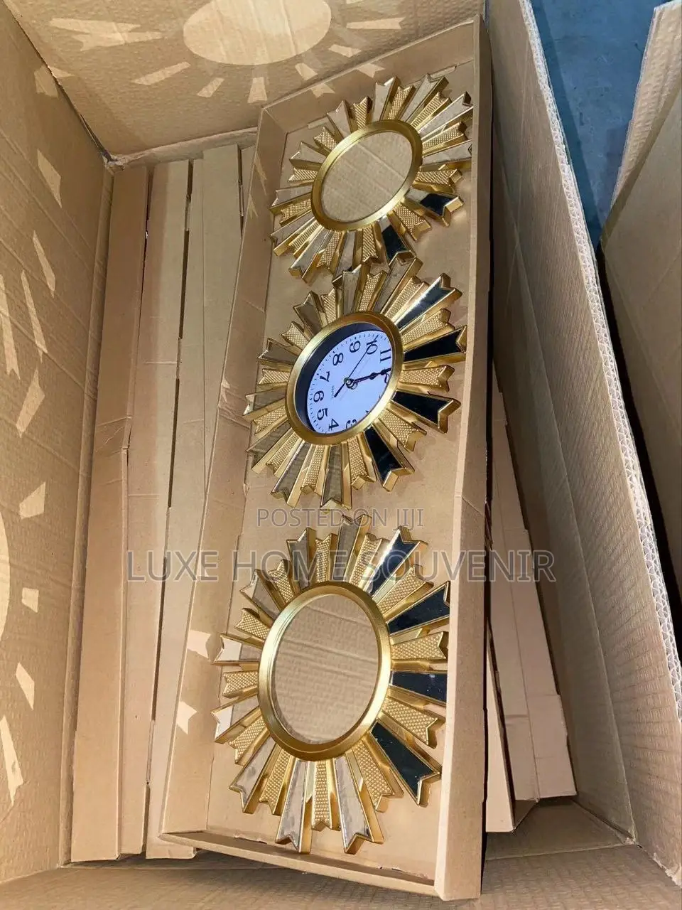 3 in 1 Wall Clock With Mirror