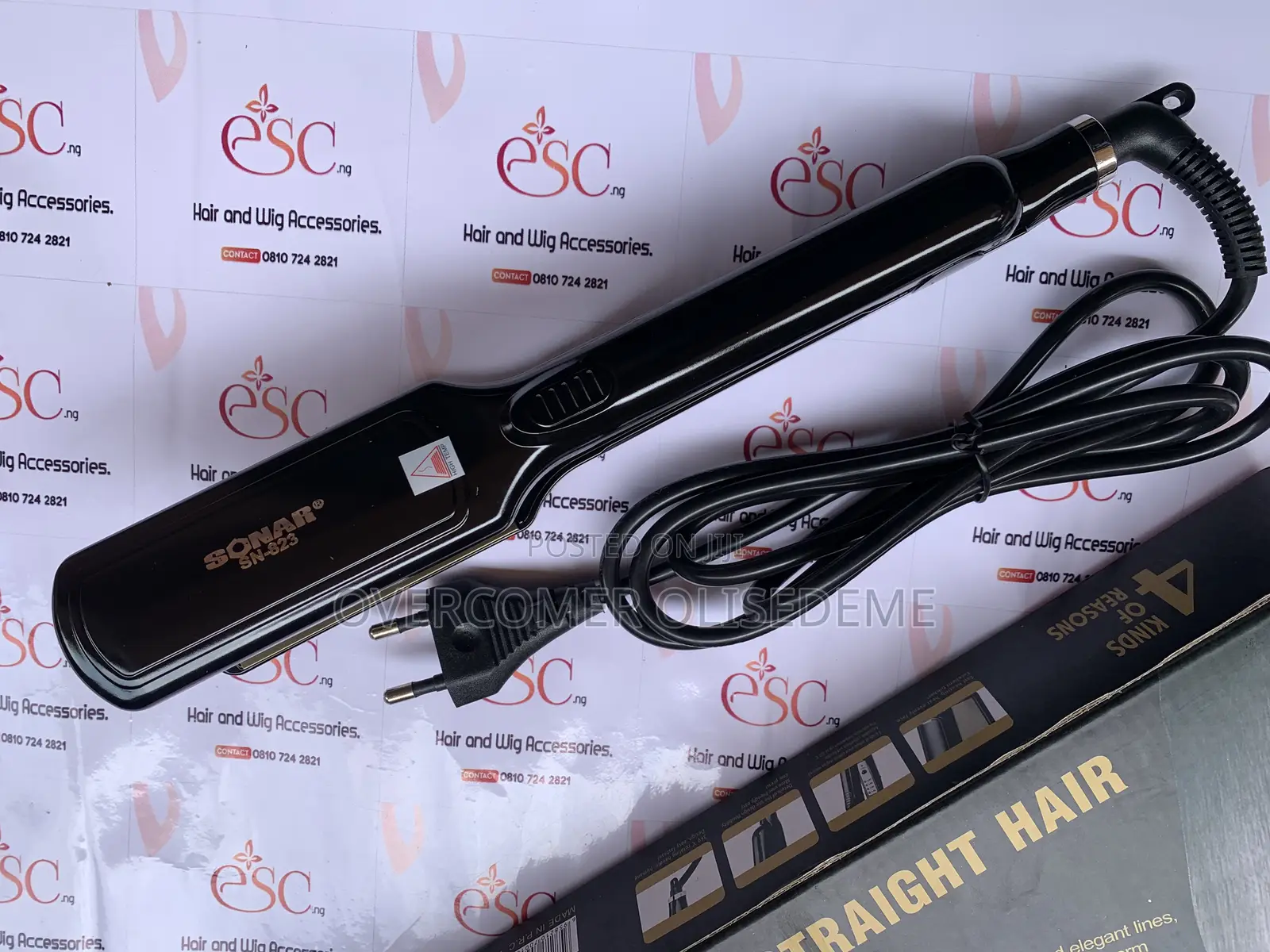 Hot Comb With Straightener