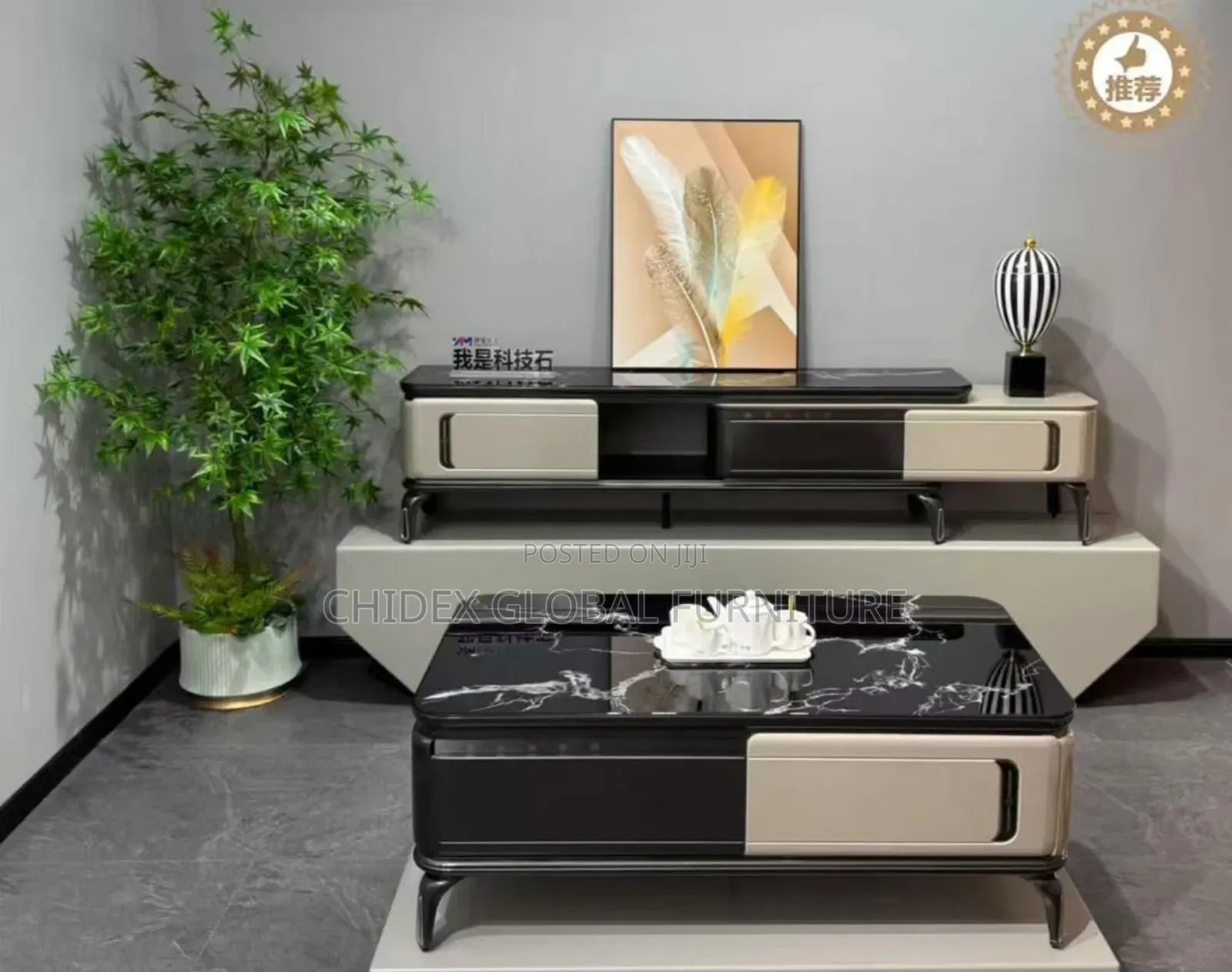 Set of Turkish Center Table and Tv Stand