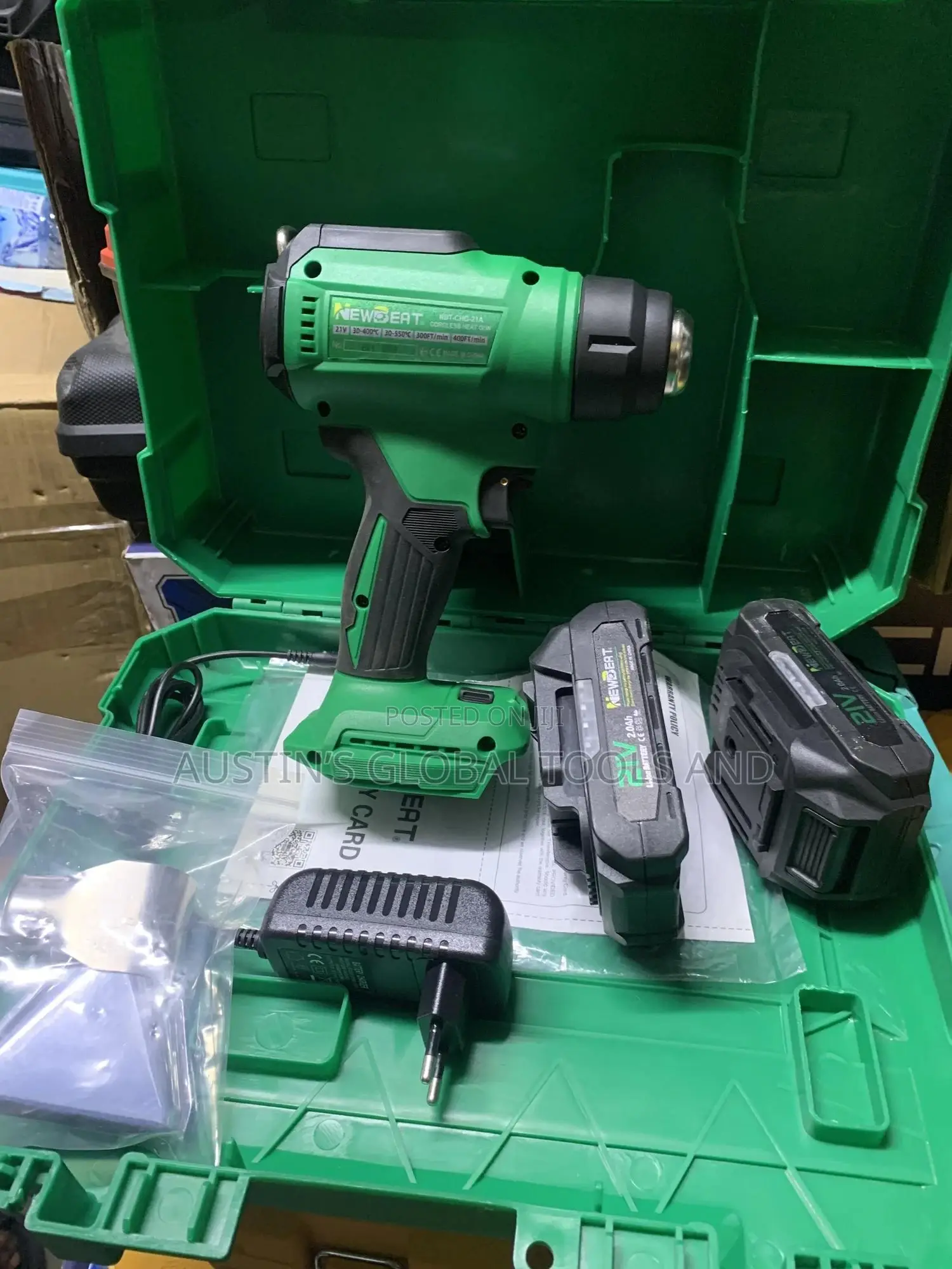 New Beat Cordless Heat Gun Kit