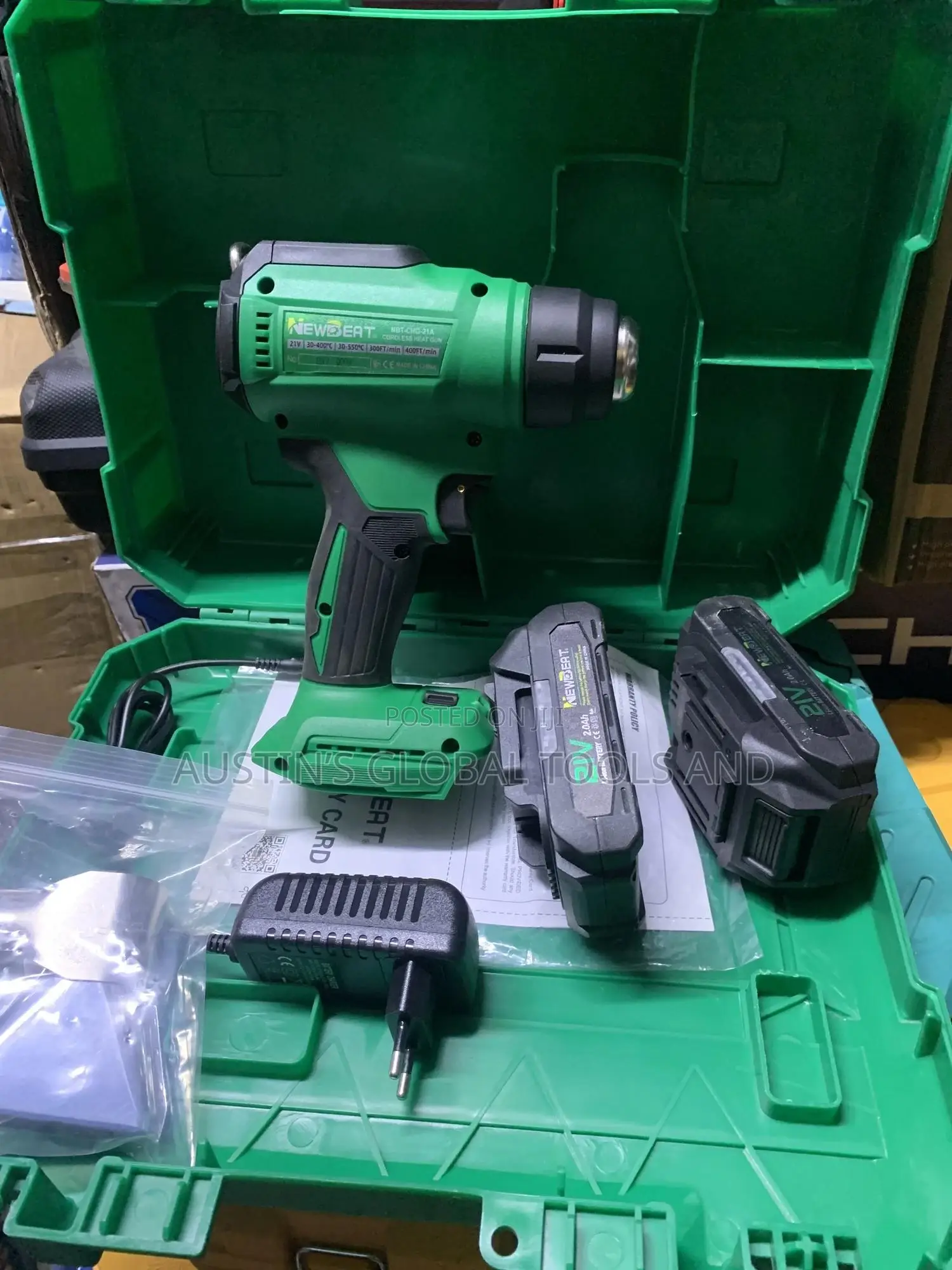 New Beat Cordless Heat Gun Kit