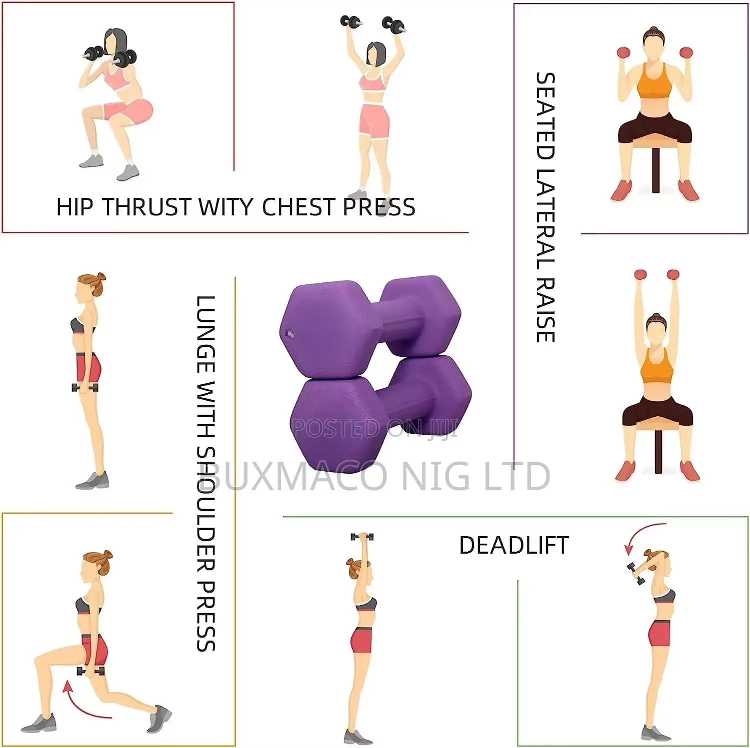 Pair of Aerobic 6kg( 3kgx2)