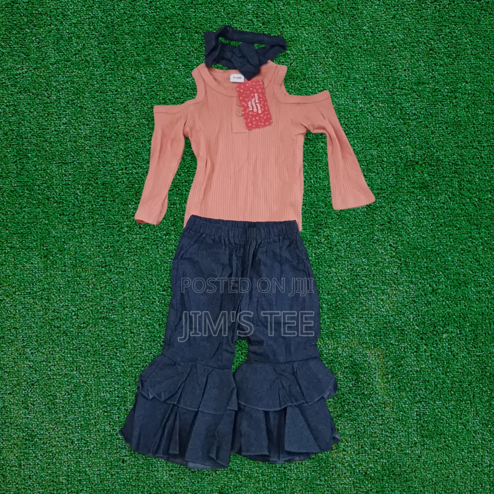 Baby 2pcs Sets With Head Band and Jumpsuits