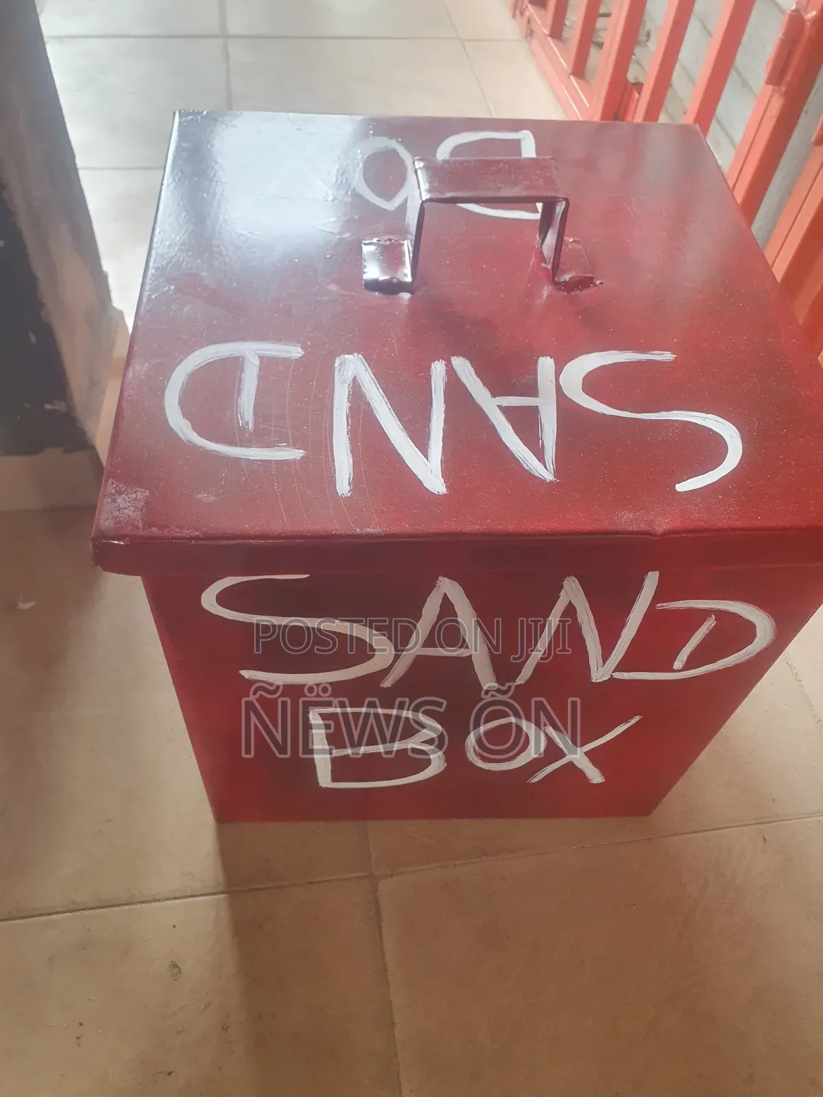 Metal Fire Sand Box