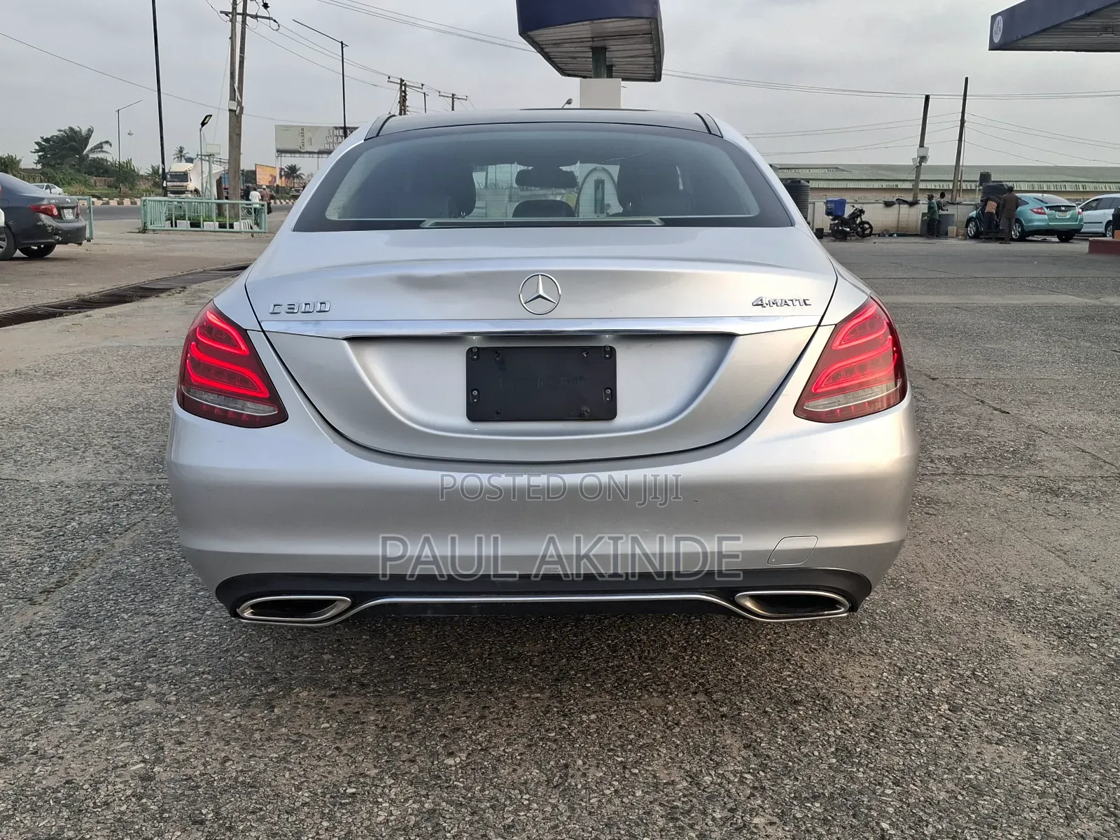 Mercedes-Benz C300 Luxury 4Matic Sedan AWD (2.0L 4cyl 7A) 2016 Silver