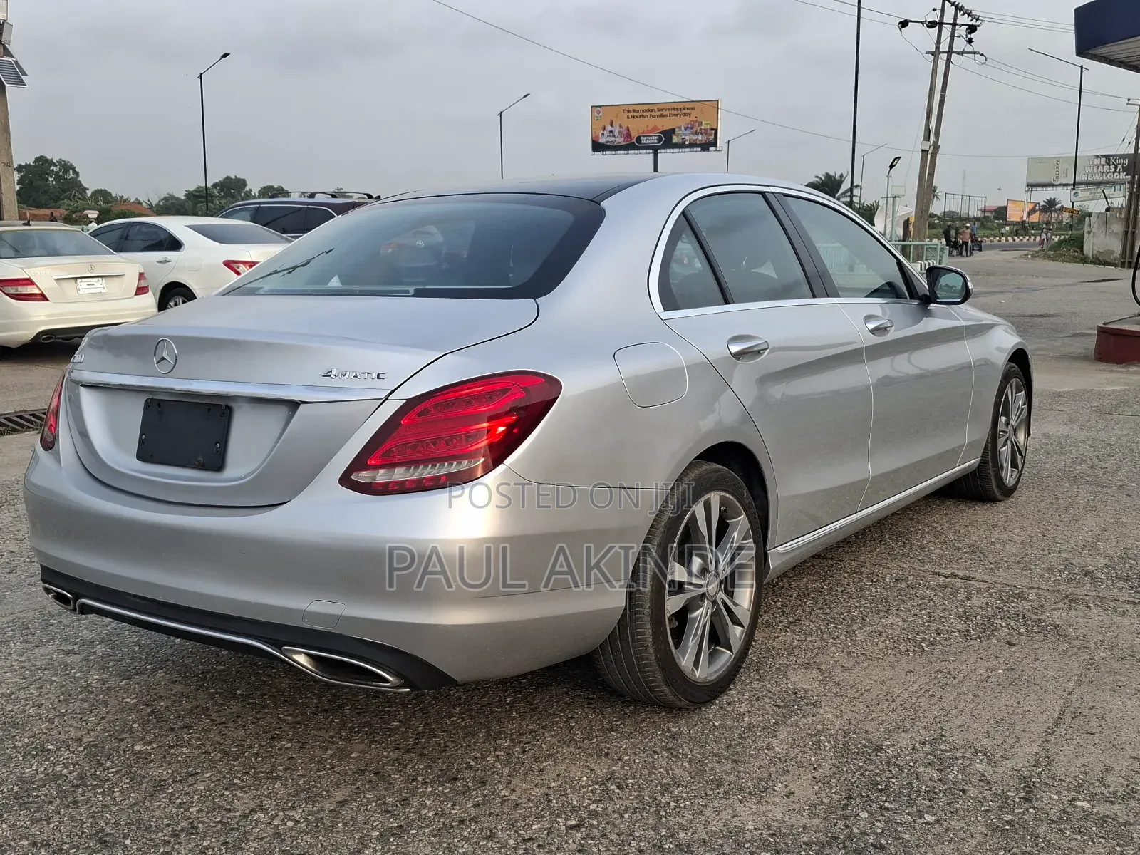 Mercedes-Benz C300 Luxury 4Matic Sedan AWD (2.0L 4cyl 7A) 2016 Silver