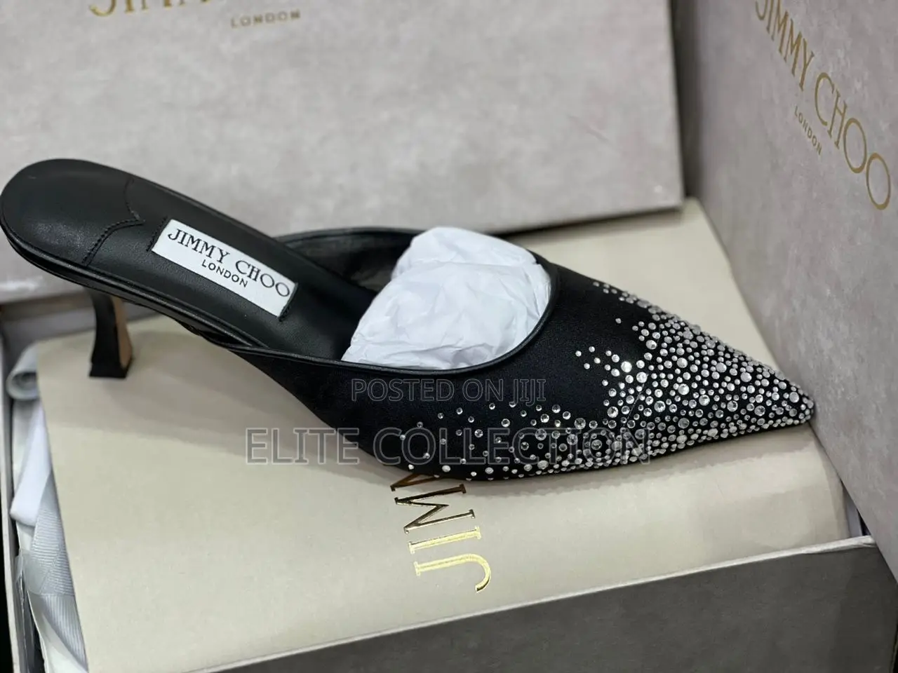 Jimmy Choo Luxury Half Shoe Heel Size: 37-42
