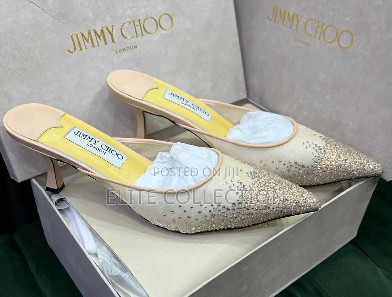 Jimmy Choo Luxury Half Shoe Heel Size: 37-42
