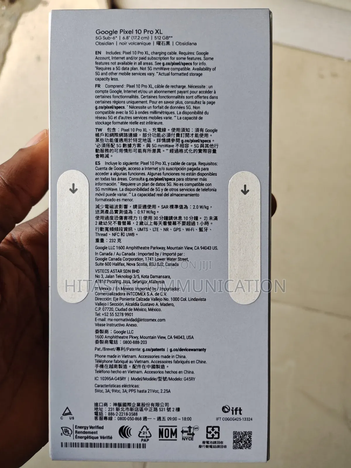 New Google Pixel 10 Pro XL 512 GB Black