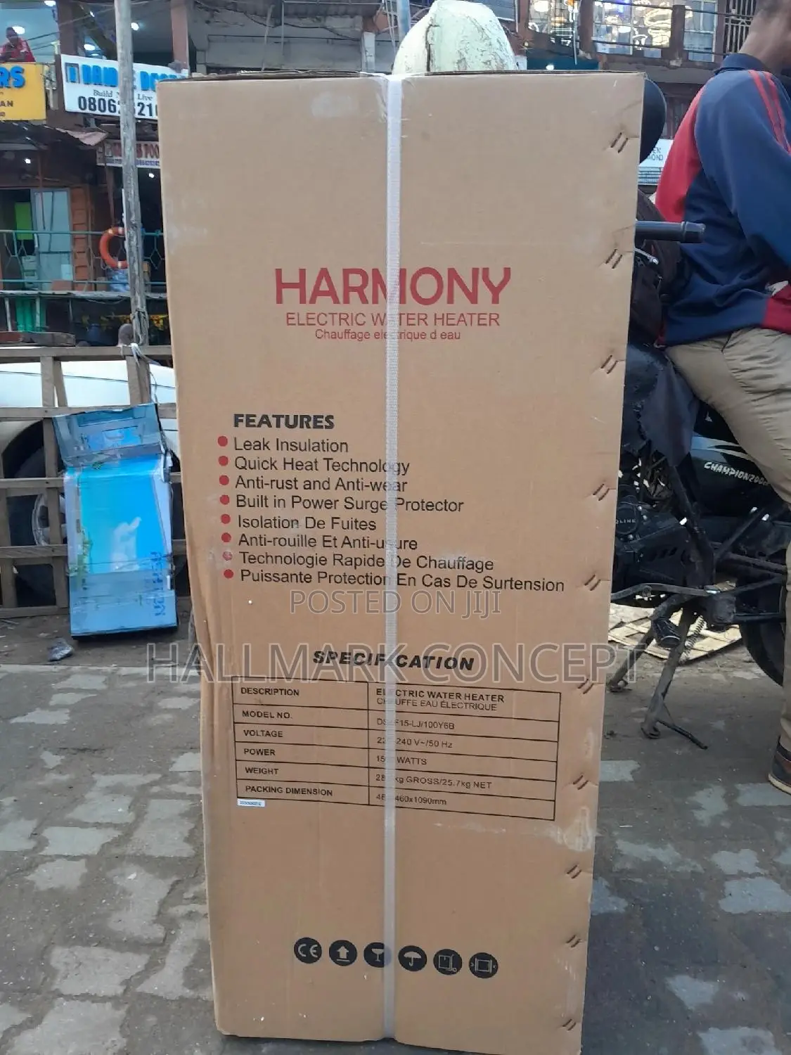 100 Liters Harmony Electric  Heater