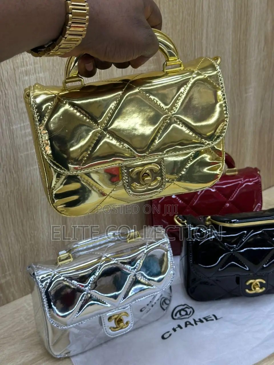Glossy Luxury Chanel Midi Bag Available in Colours,