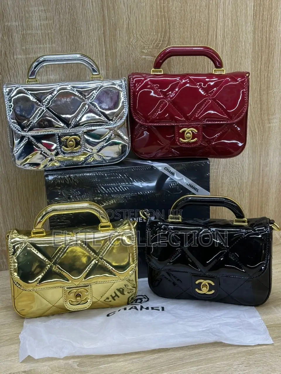 Glossy Luxury Chanel Midi Bag Available in Colours,