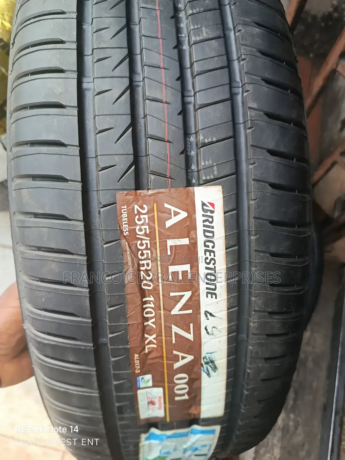 255/55r20 Bridgestone Tyre