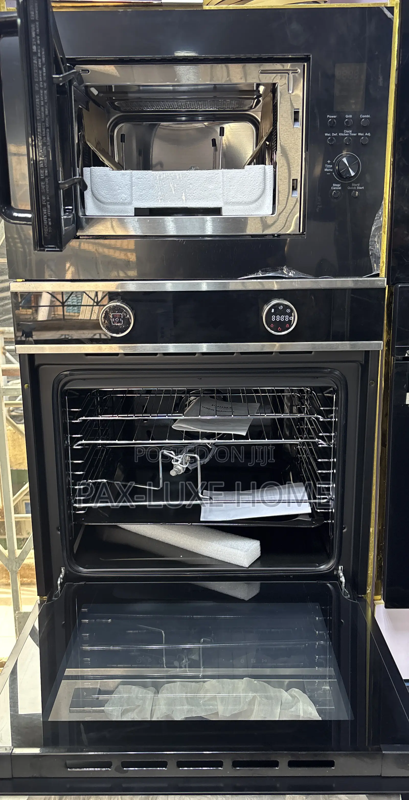 Phiima Electric Oven and Microwave (Black) With Warranty