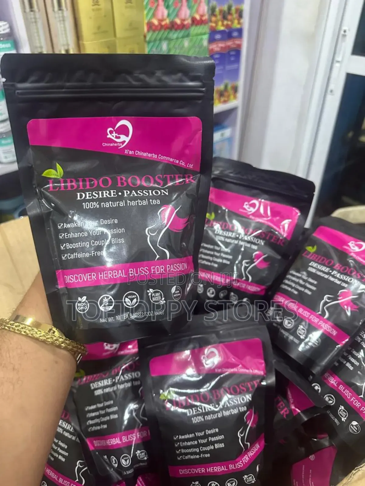 Libido Booster Natural Herbal Tea.