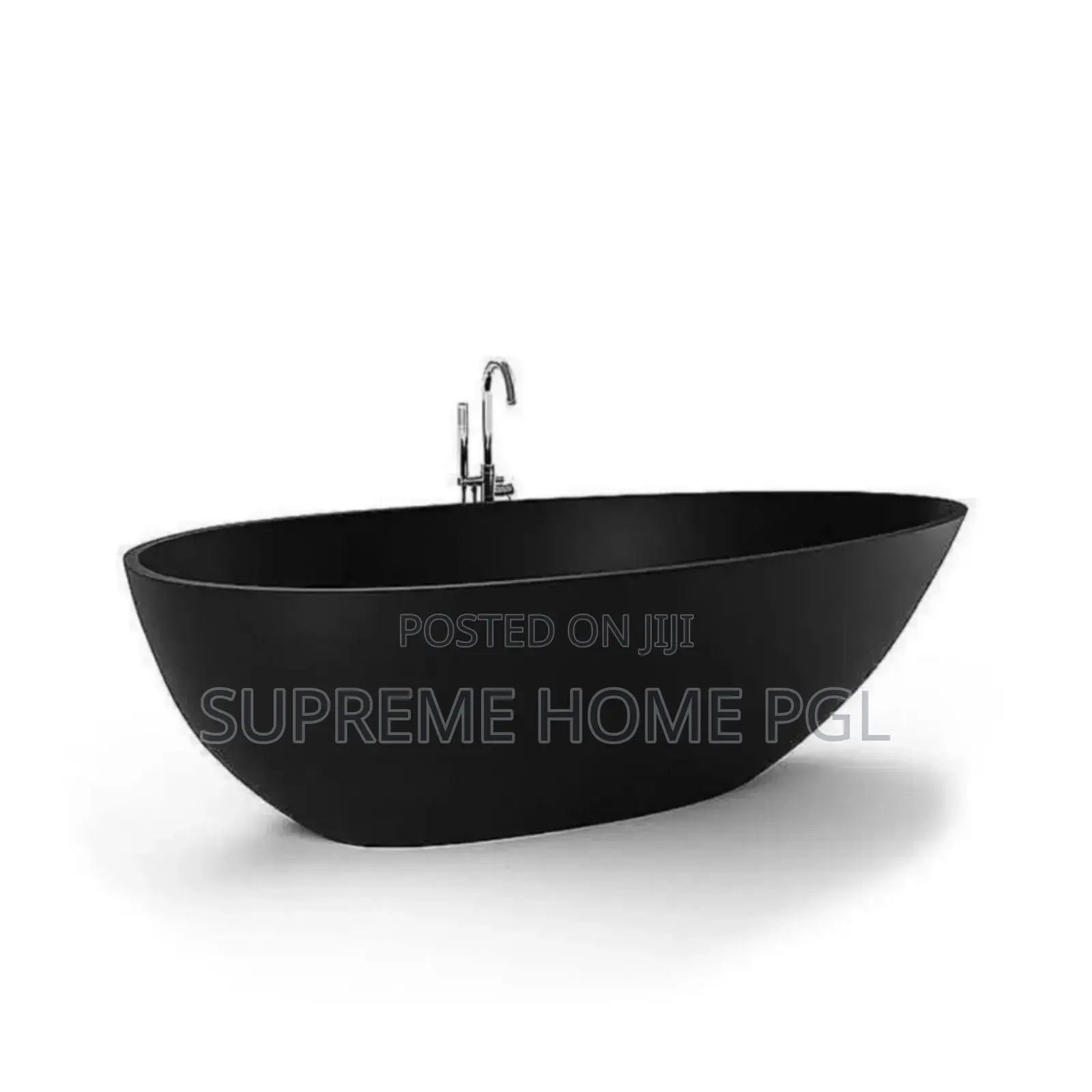 High Quality Matte Black Bathtub