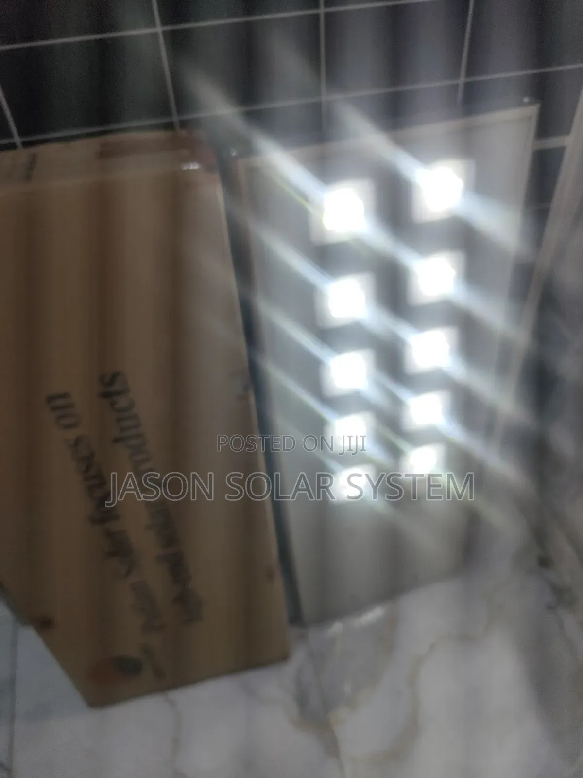 Putian All in One Solar Street Light With Inbuilt Charging Panel.