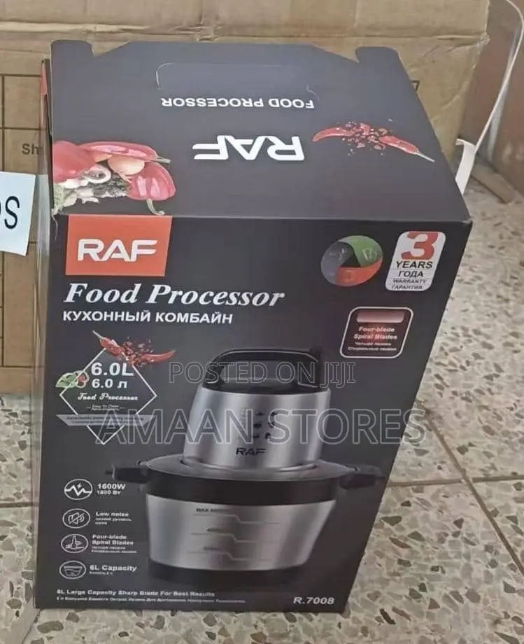 Raf 6l Food Processor 1600w Electric Chopper