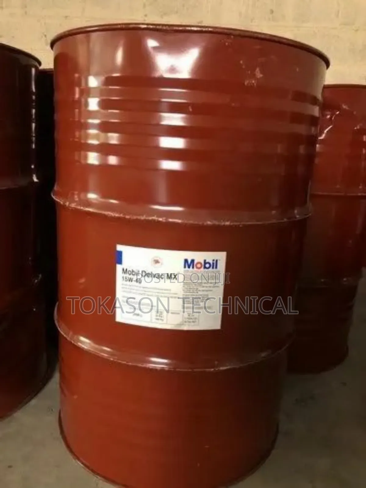 -Liter Drum of Mobil Delvac Mx 15w-40 Heavy-Duty Diesel Engine Oil