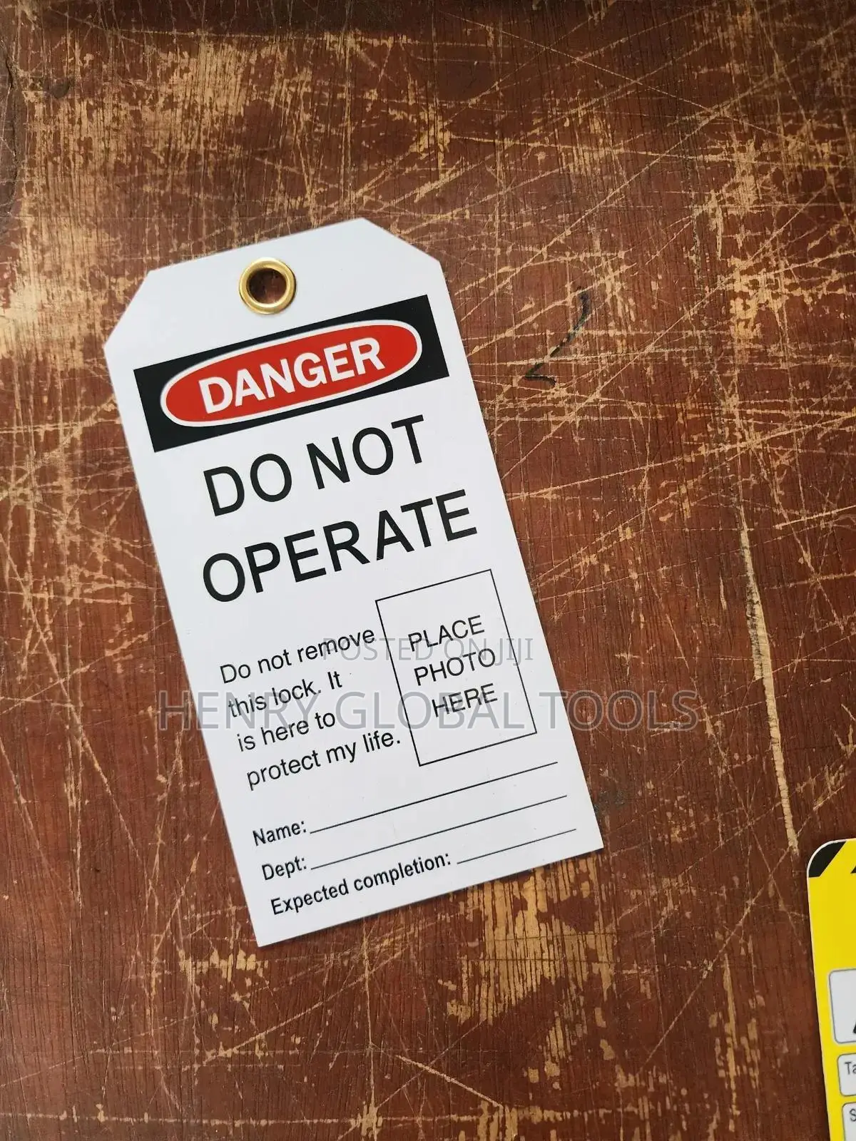 Safety Lotto Tag