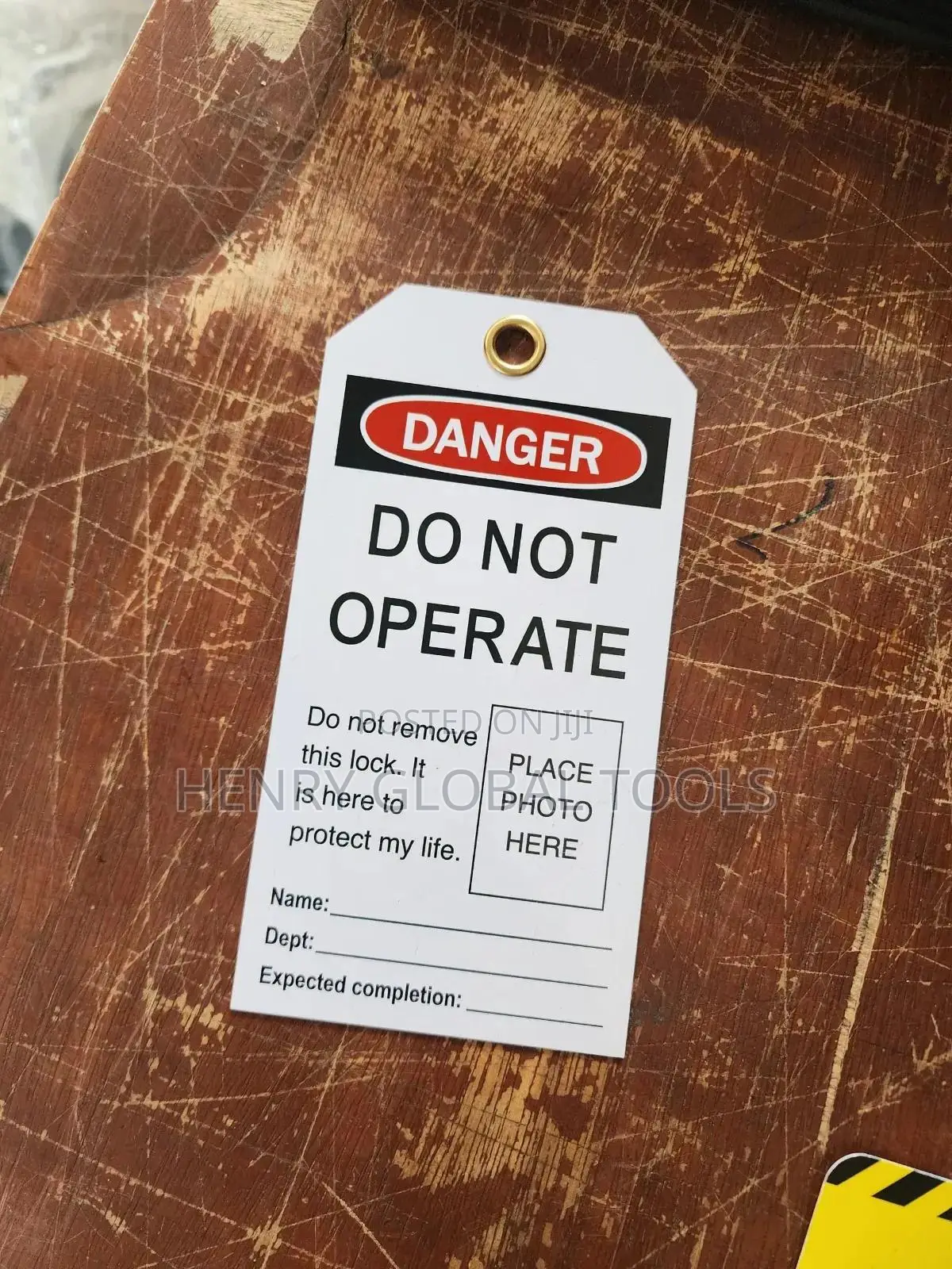 Safety Lotto Tag