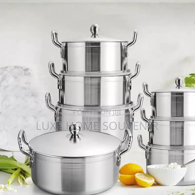 7 in 1 Set of Cooking Pot With Cover
