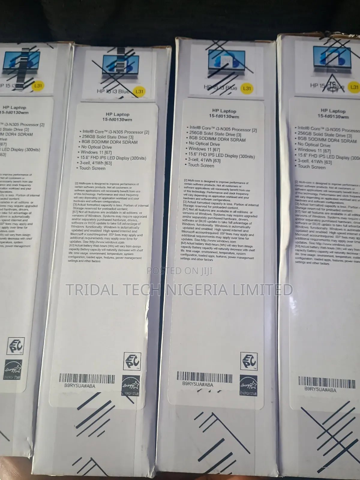 New Laptop HP 15 8GB Intel Core i3 SSD 256GB