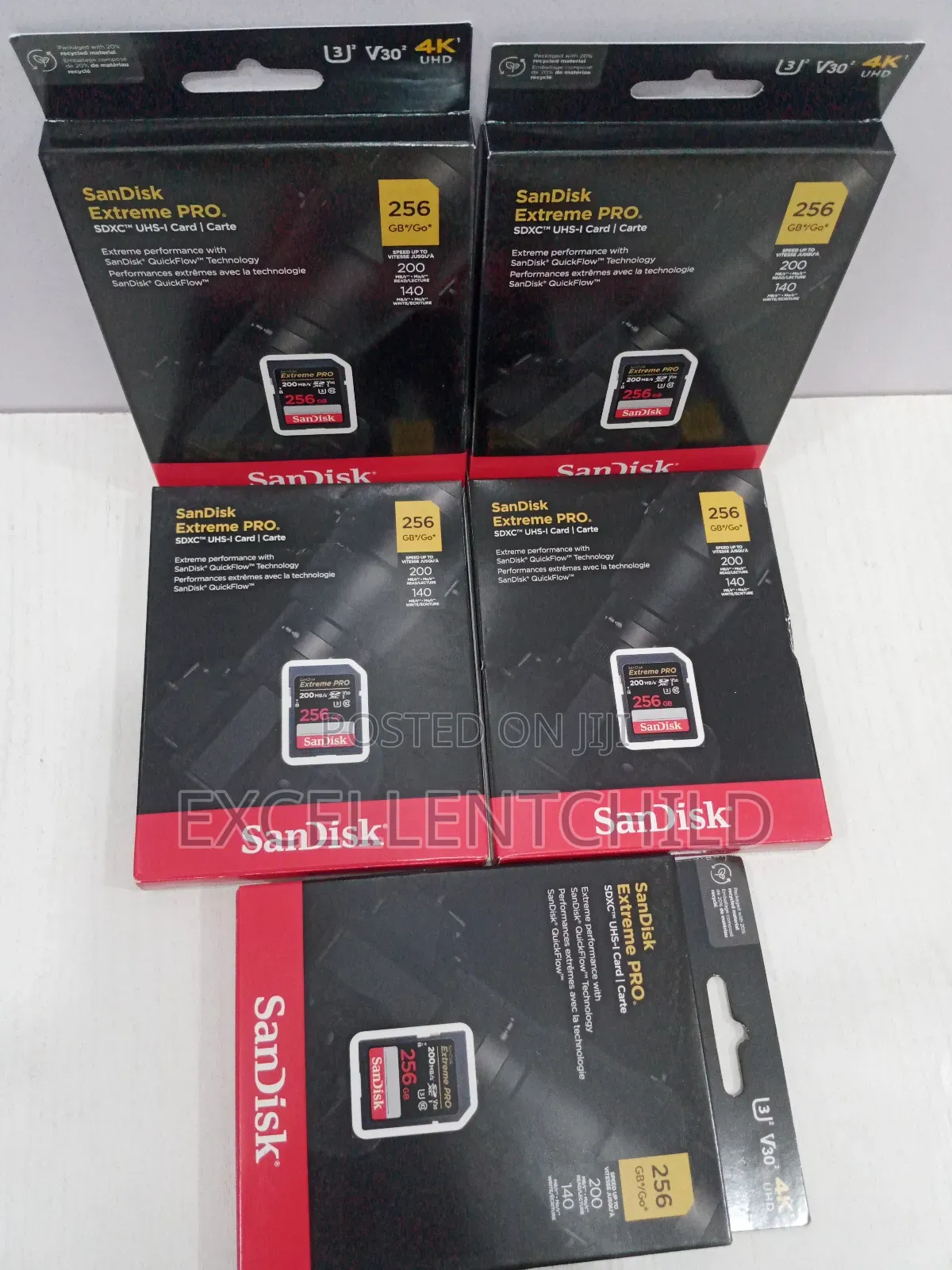 256gb Sandisk Extreme Pro Speed Upto 200mb/S Rd And 140mn/S Write