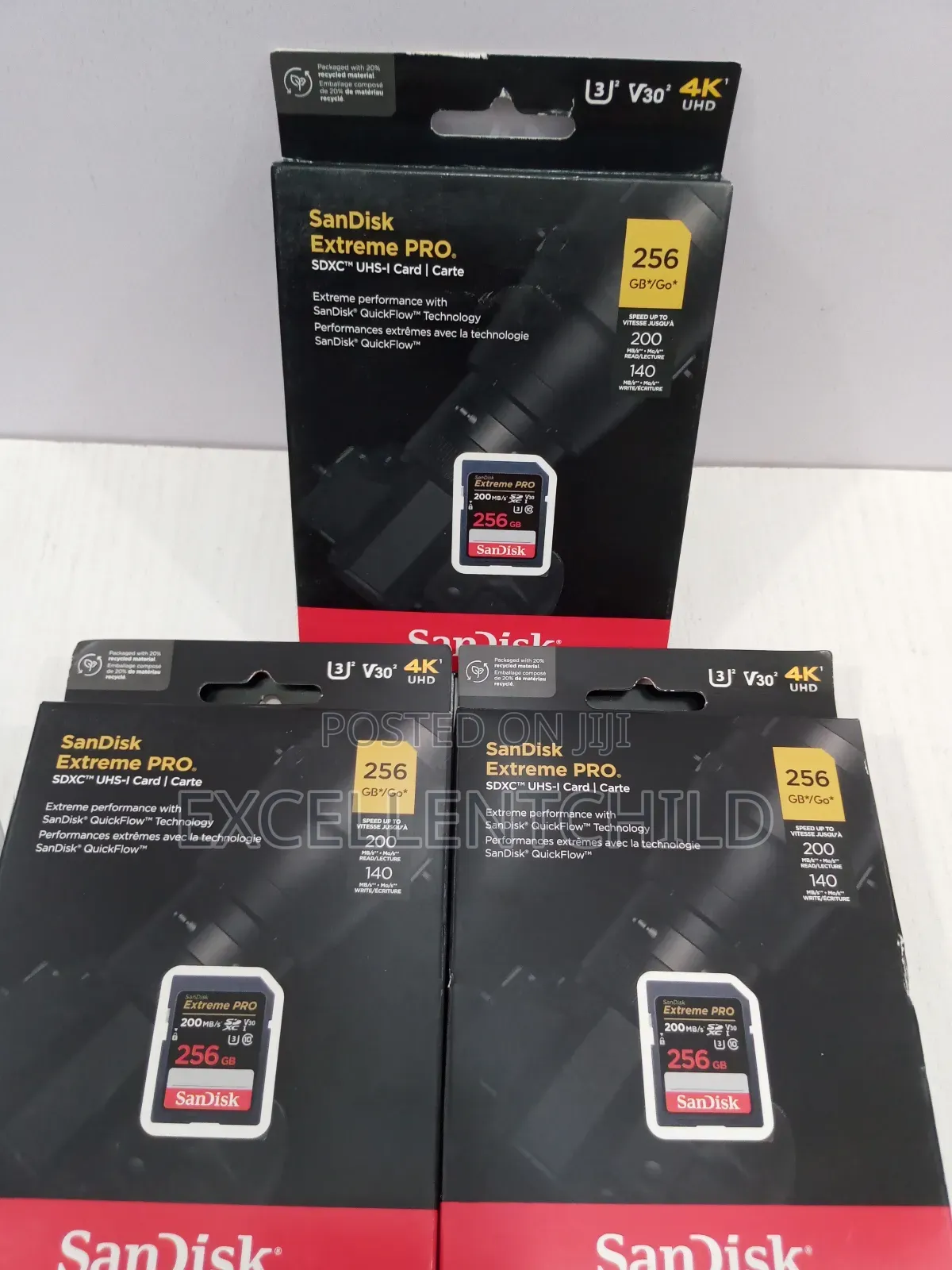 256gb Sandisk Extreme Pro Speed Upto 200mb/S Rd And 140mn/S Write