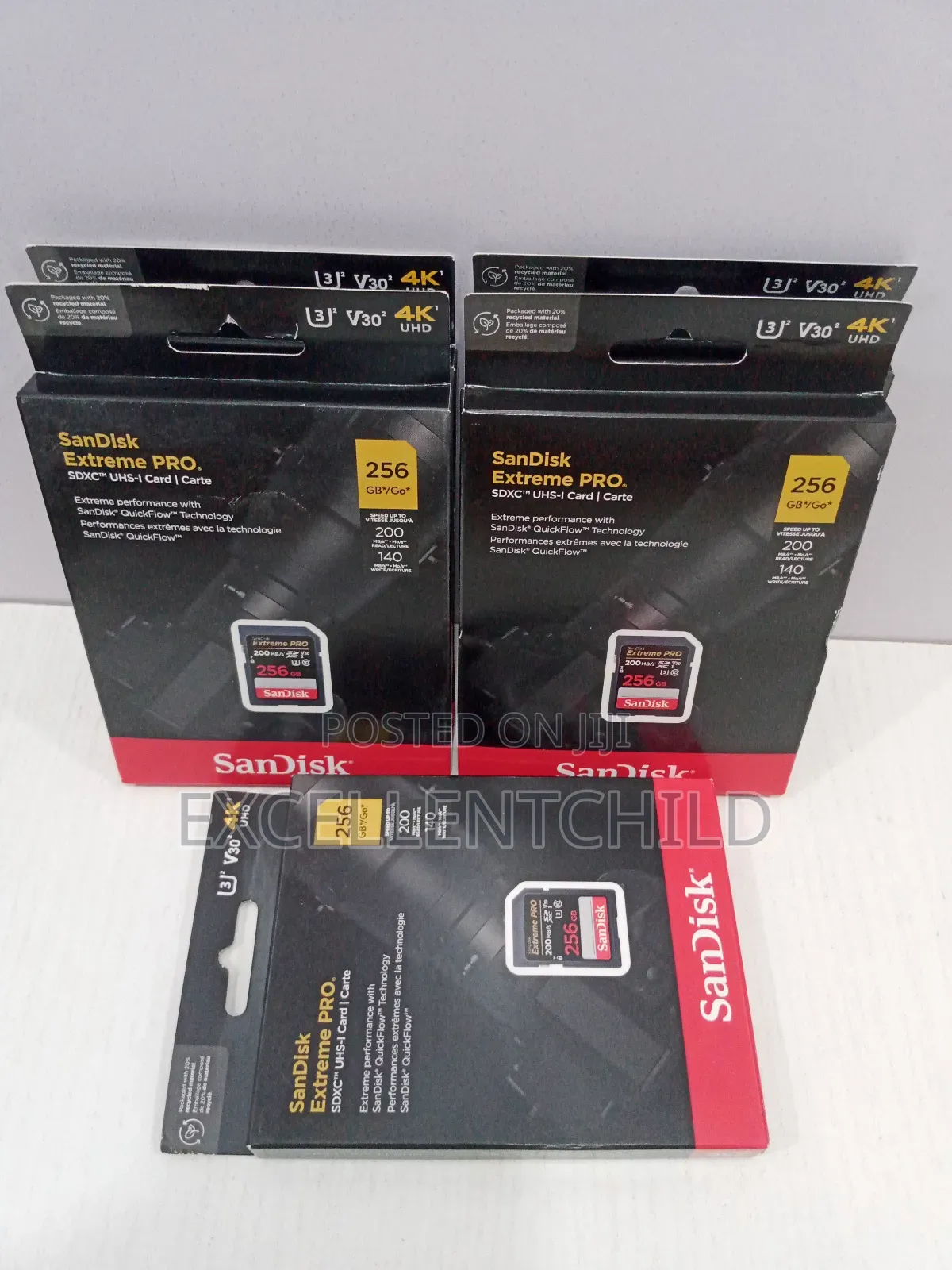 256gb Sandisk Extreme Pro Speed Upto 200mb/S Rd And 140mn/S Write