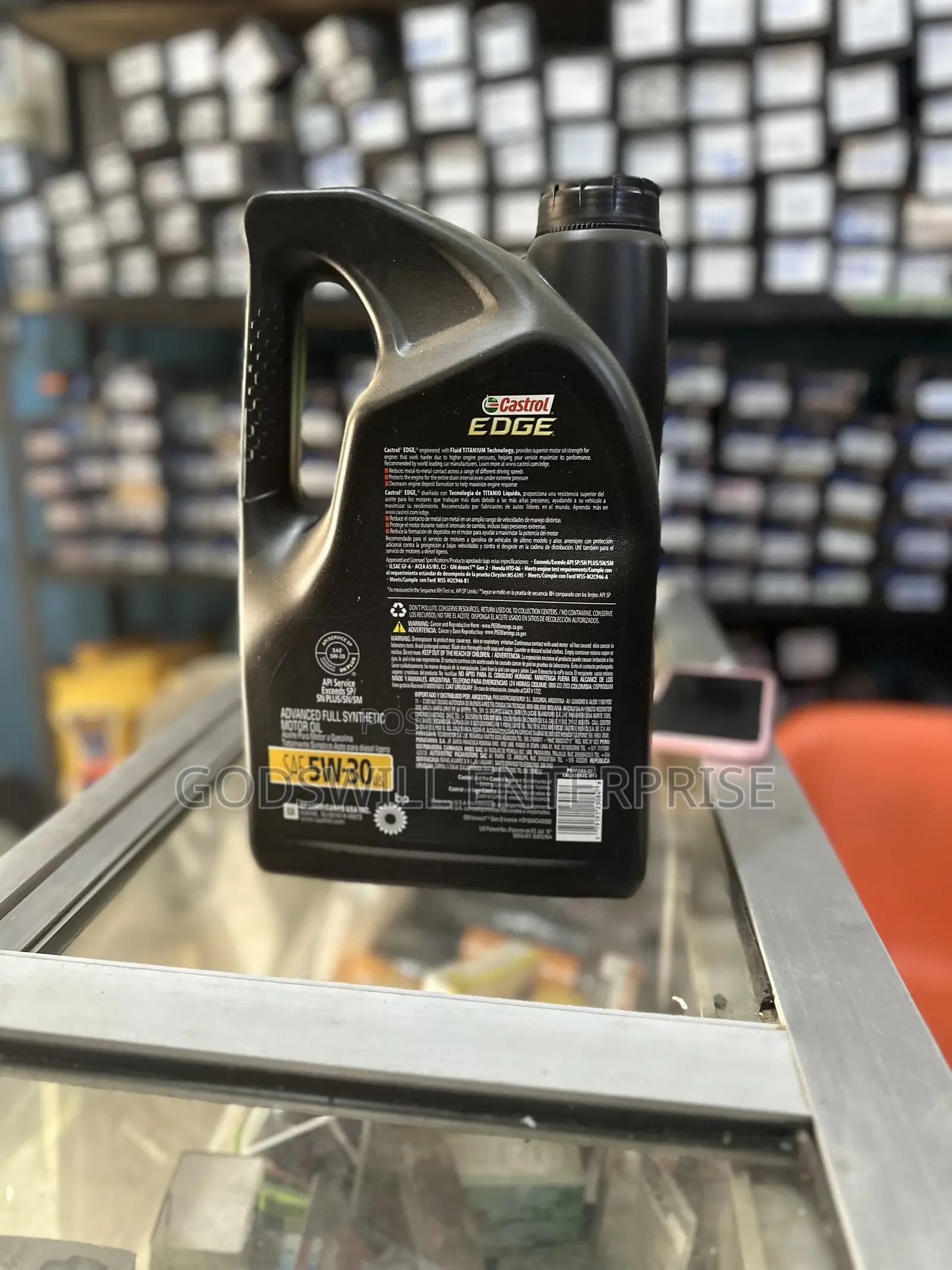 Castrol Edge 5w-30 Advanced Full Synthetic Motor Oil 5 Quarts (4.73l)