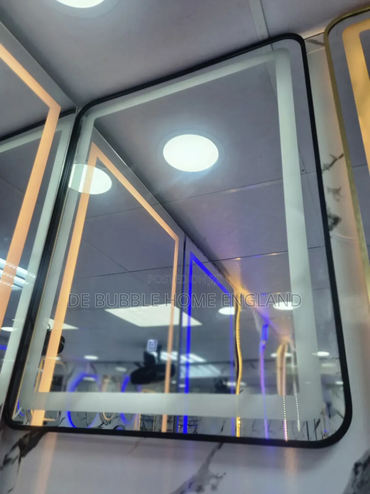 Executive Mirror With Black Frame