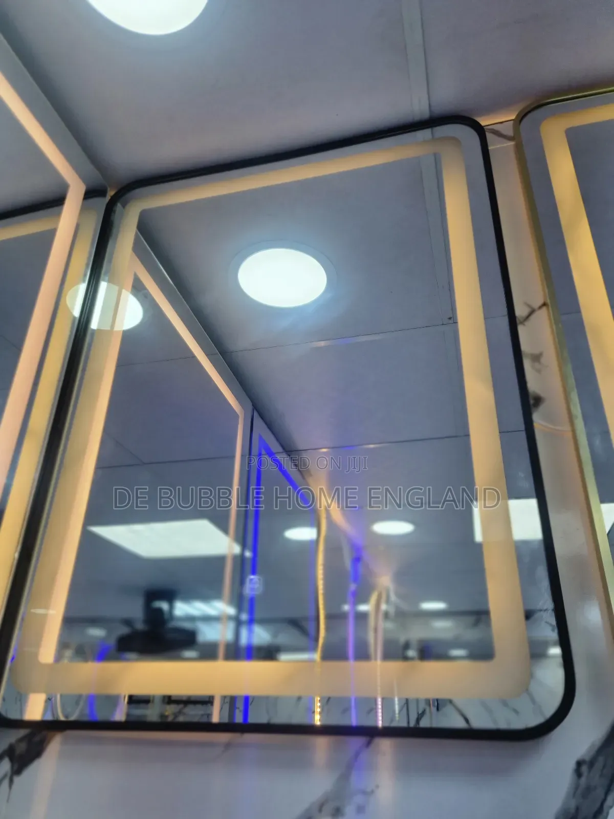 Executive Mirror With Black Frame