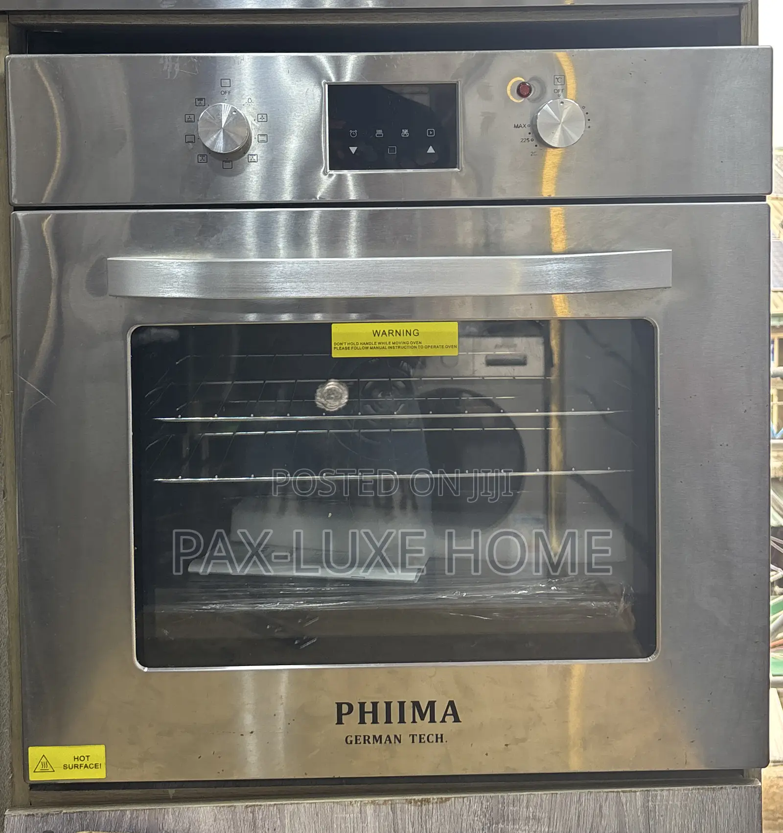 Phiima Electric and Gas Stainless Steel Oven With Warranty
