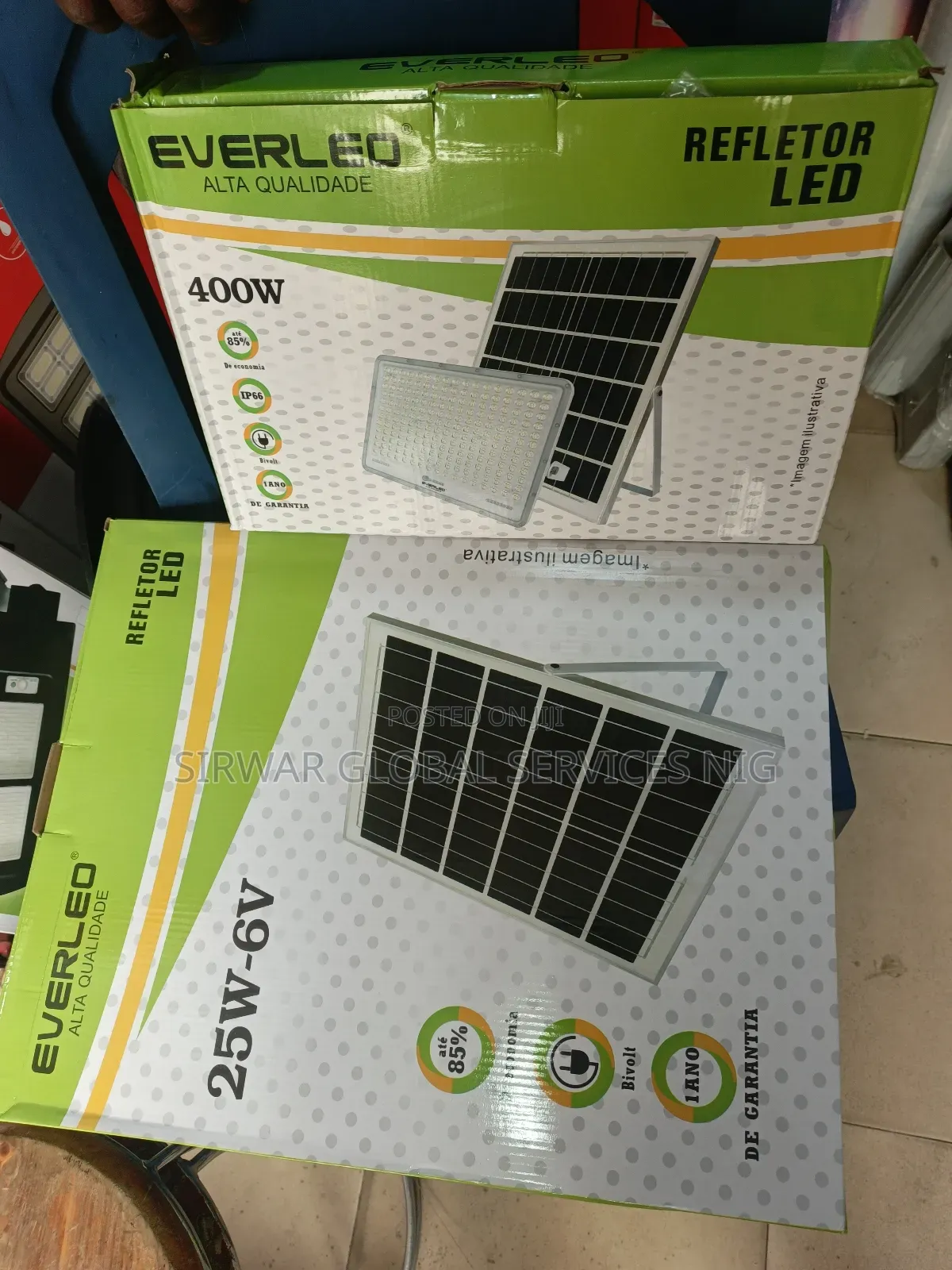 Original Everled Solar Floodlight 200w/300w/400w