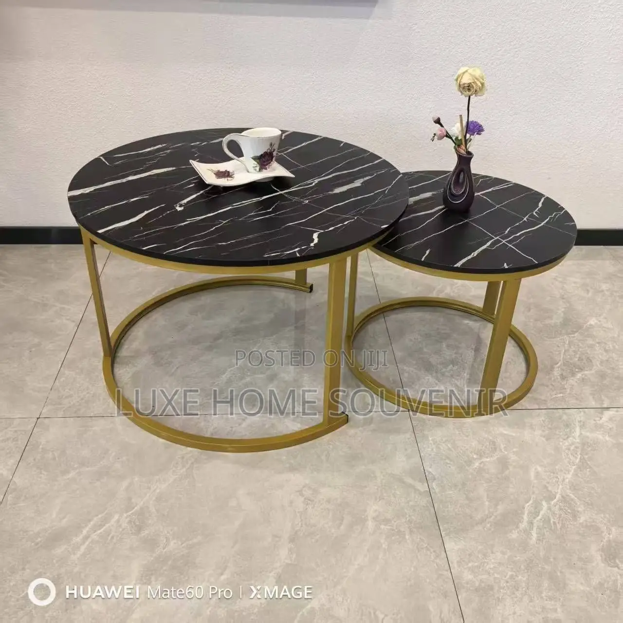 High Quality Faux Marble Center Table ( Mdf)