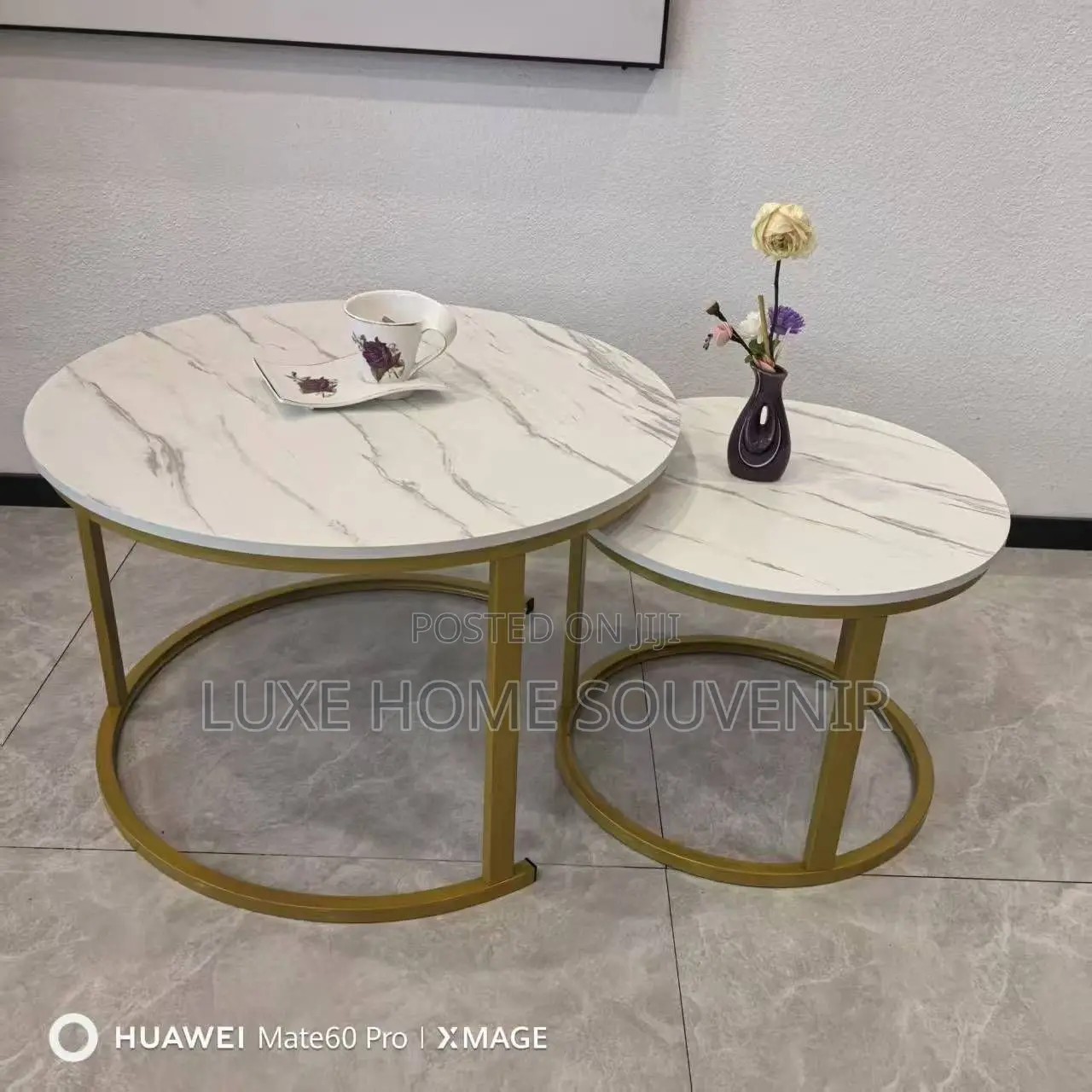 High Quality Faux Marble Center Table ( Mdf)