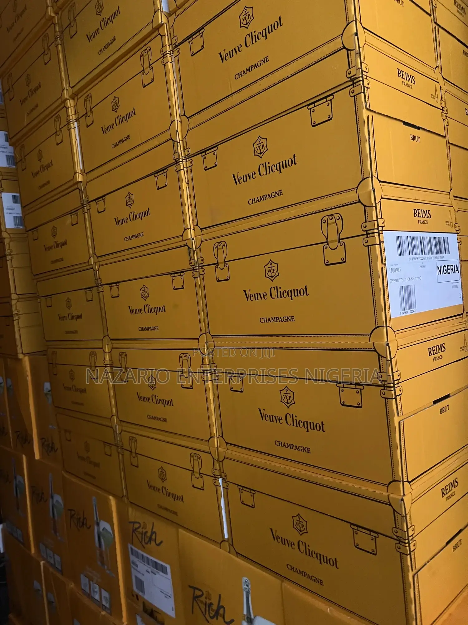 Veuve Clicquot Brut Champagne – Price of 12 Bottles