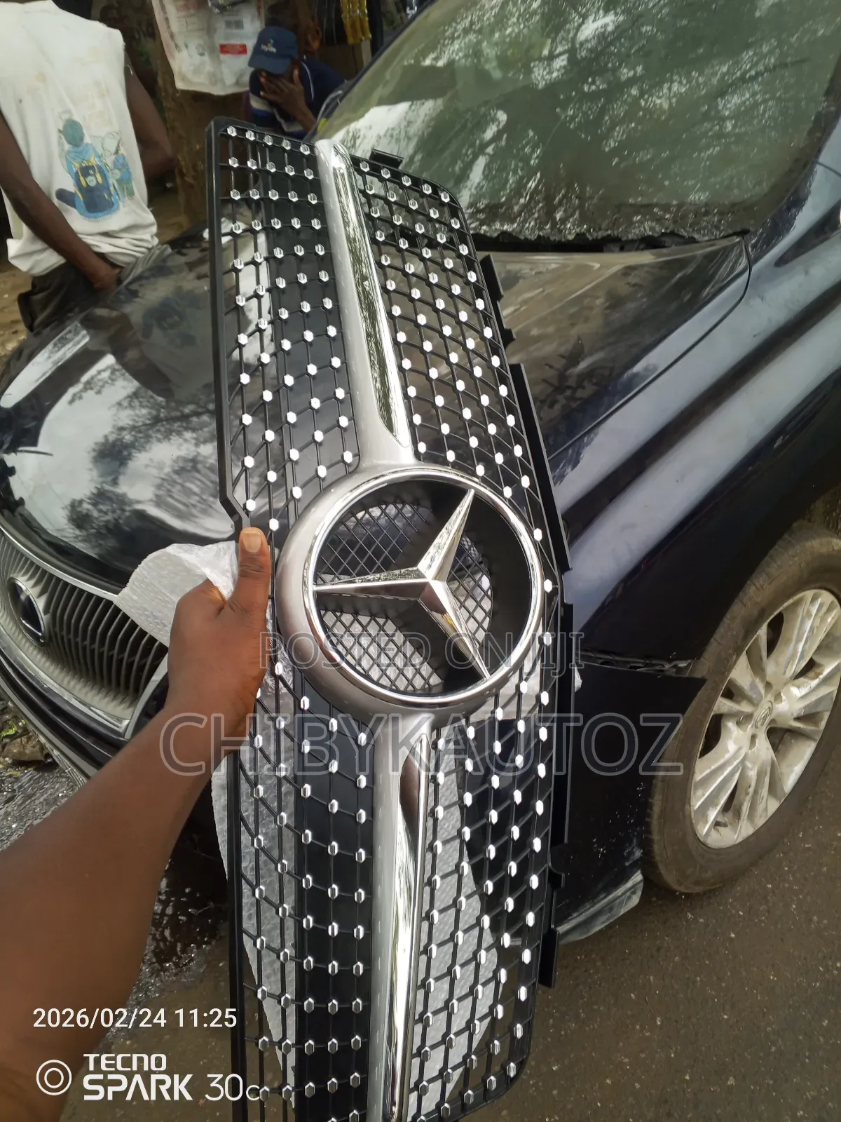 Front Bumper Grille for GLK 2010 Diamond Type