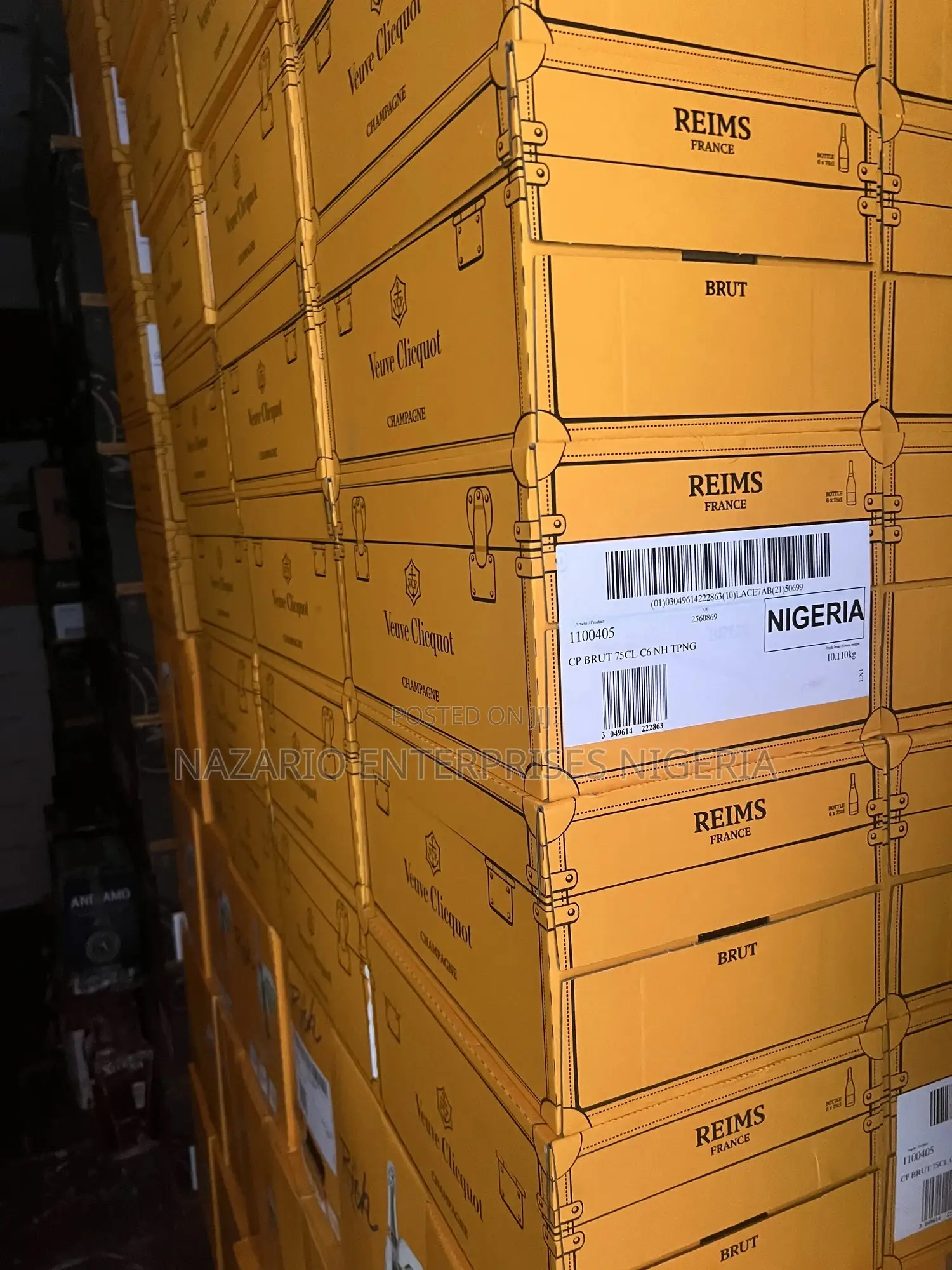 Veuve Clicquot Brut Champagne – Price of 12 Bottles