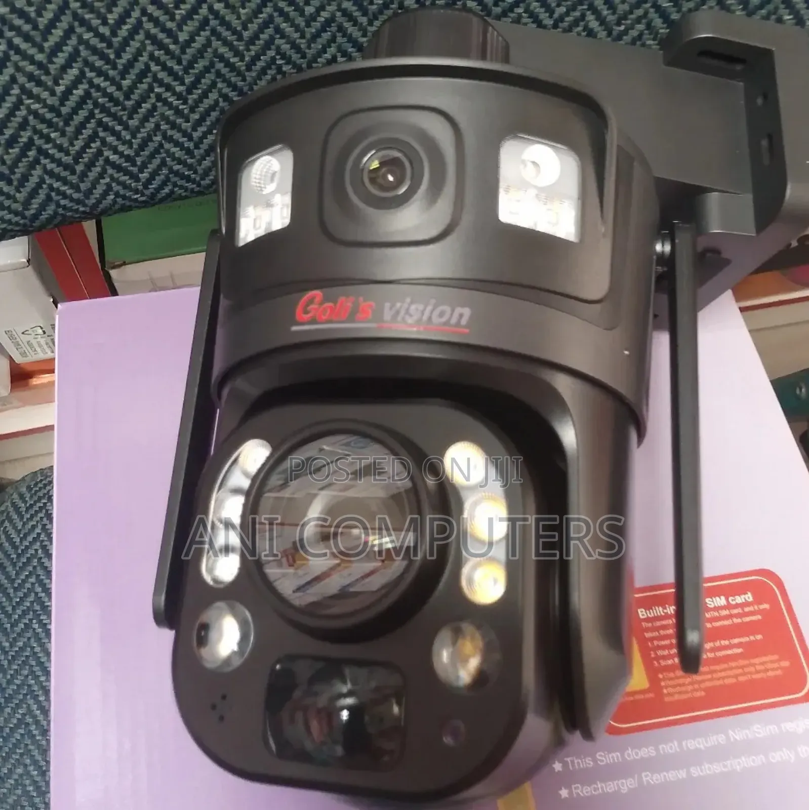 Golis Vision Hd 40×Optical Zoom Dual Lens Solar PTZ Camera Ubox 8mp
