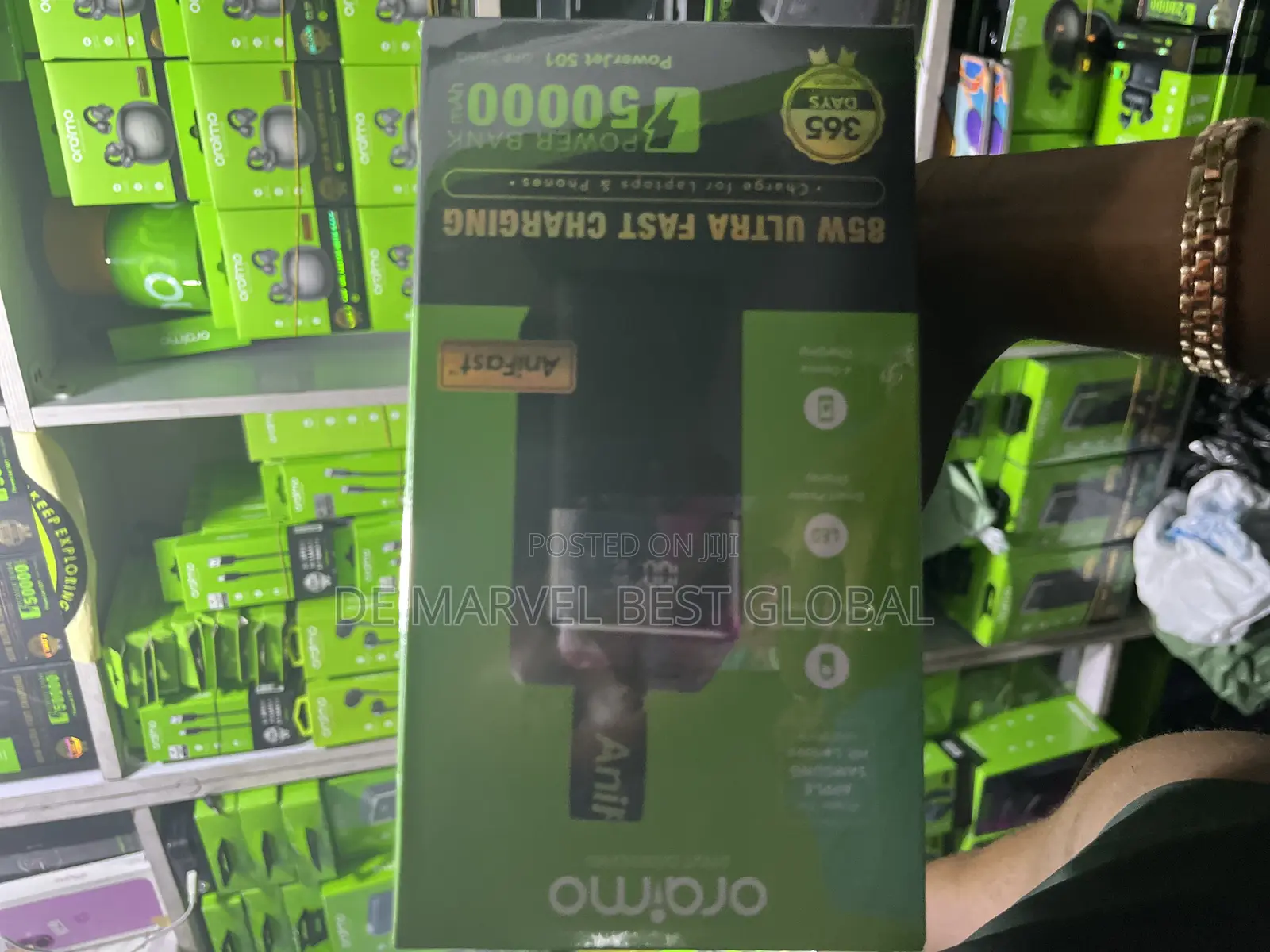 50,000mah Power Bank. 85watts Ultra Fast Charging for System, Phones