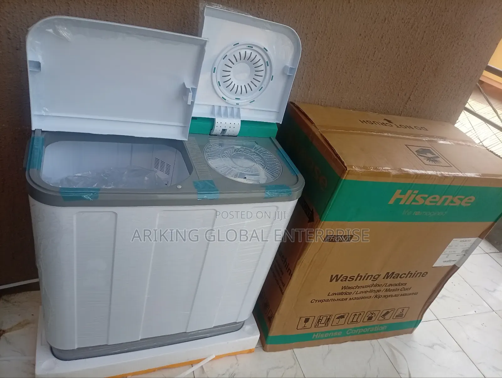 Hisense 7.5kg Twin Tub Top-Loading