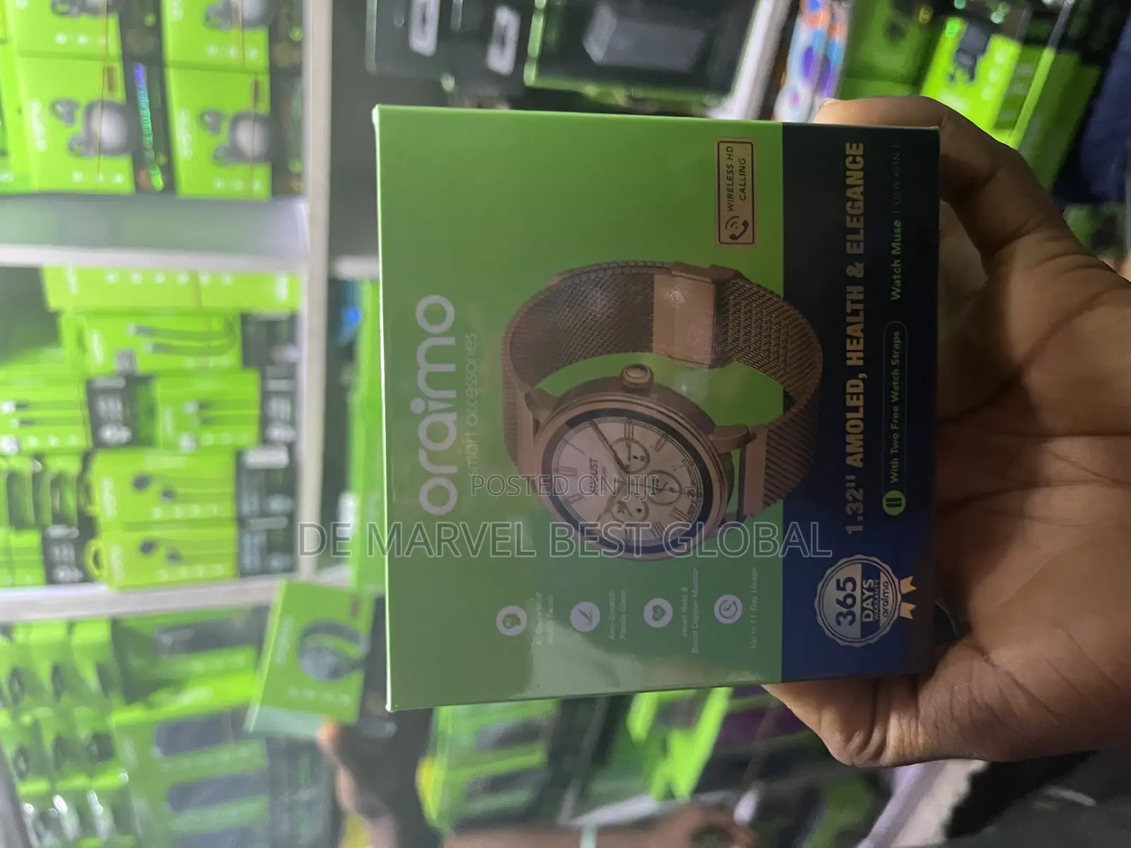 Oriamo Watch Muse 1.32" Amoled, Health Elegance