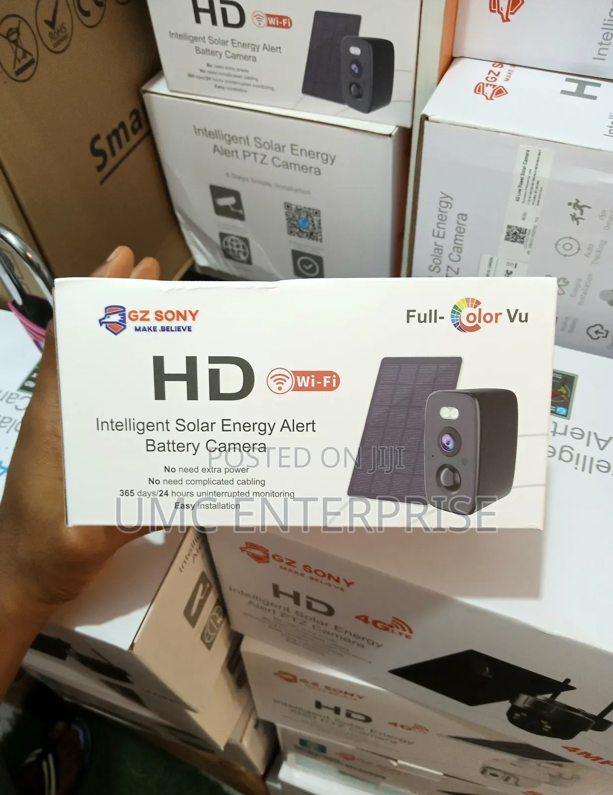 Intelligent Solar Energy Alert Battery Camera