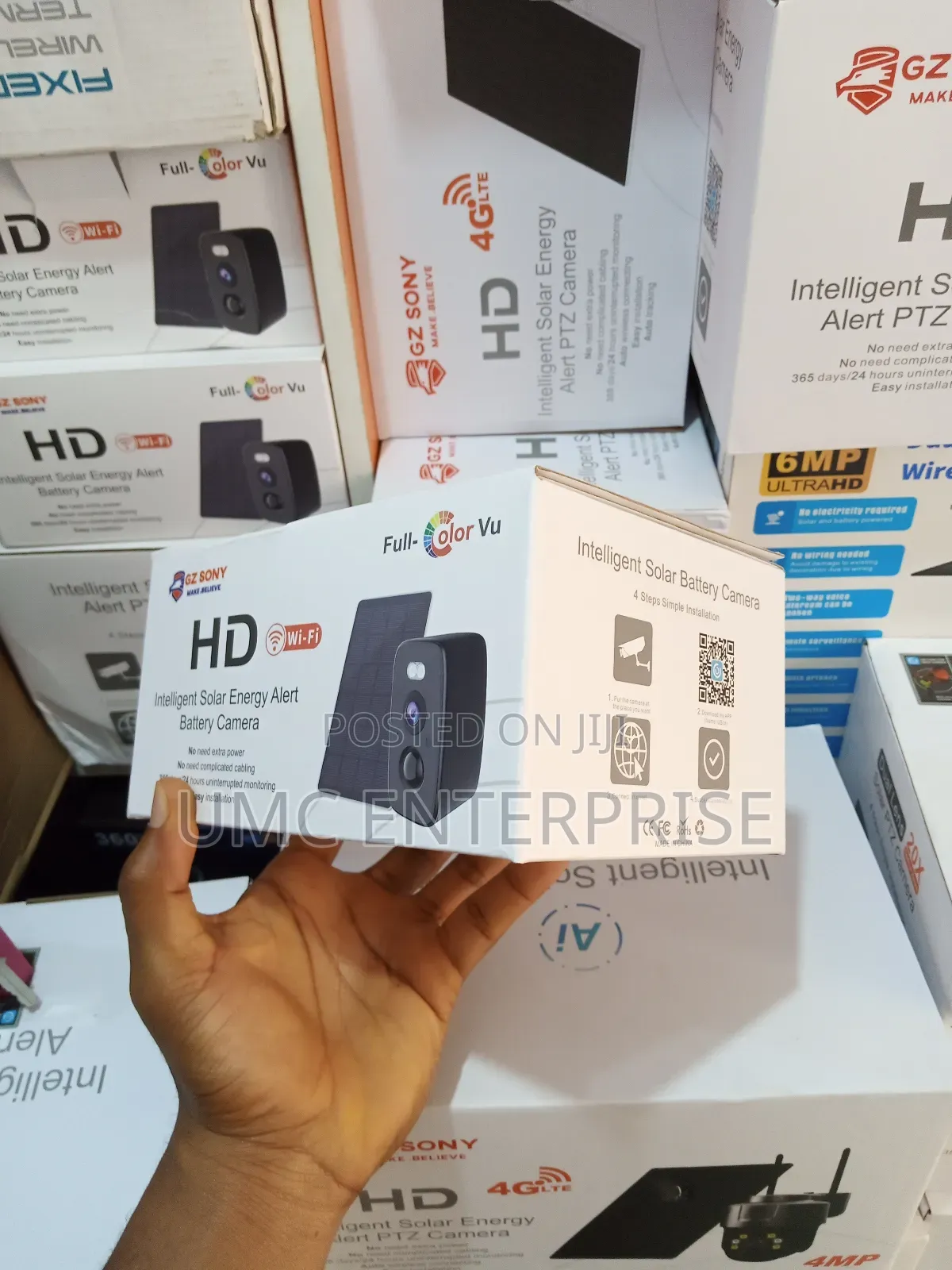 Intelligent Solar Energy Alert Battery Camera