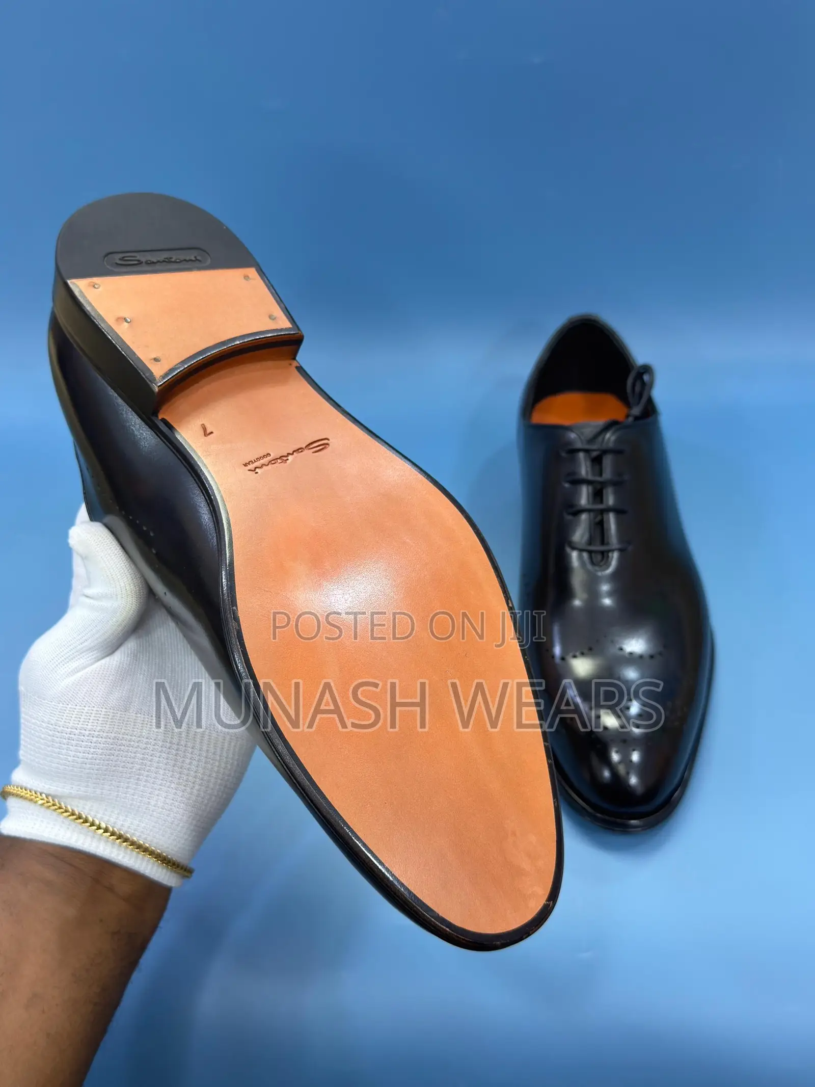 Italian Santoni Lace Up Shoes For Classic Men 40-46