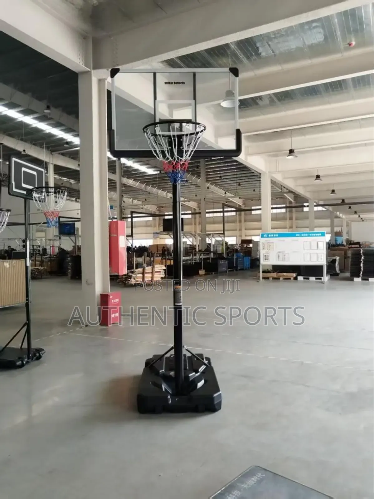 Adjustable 10ft Basketball Stand, Rim and Net.