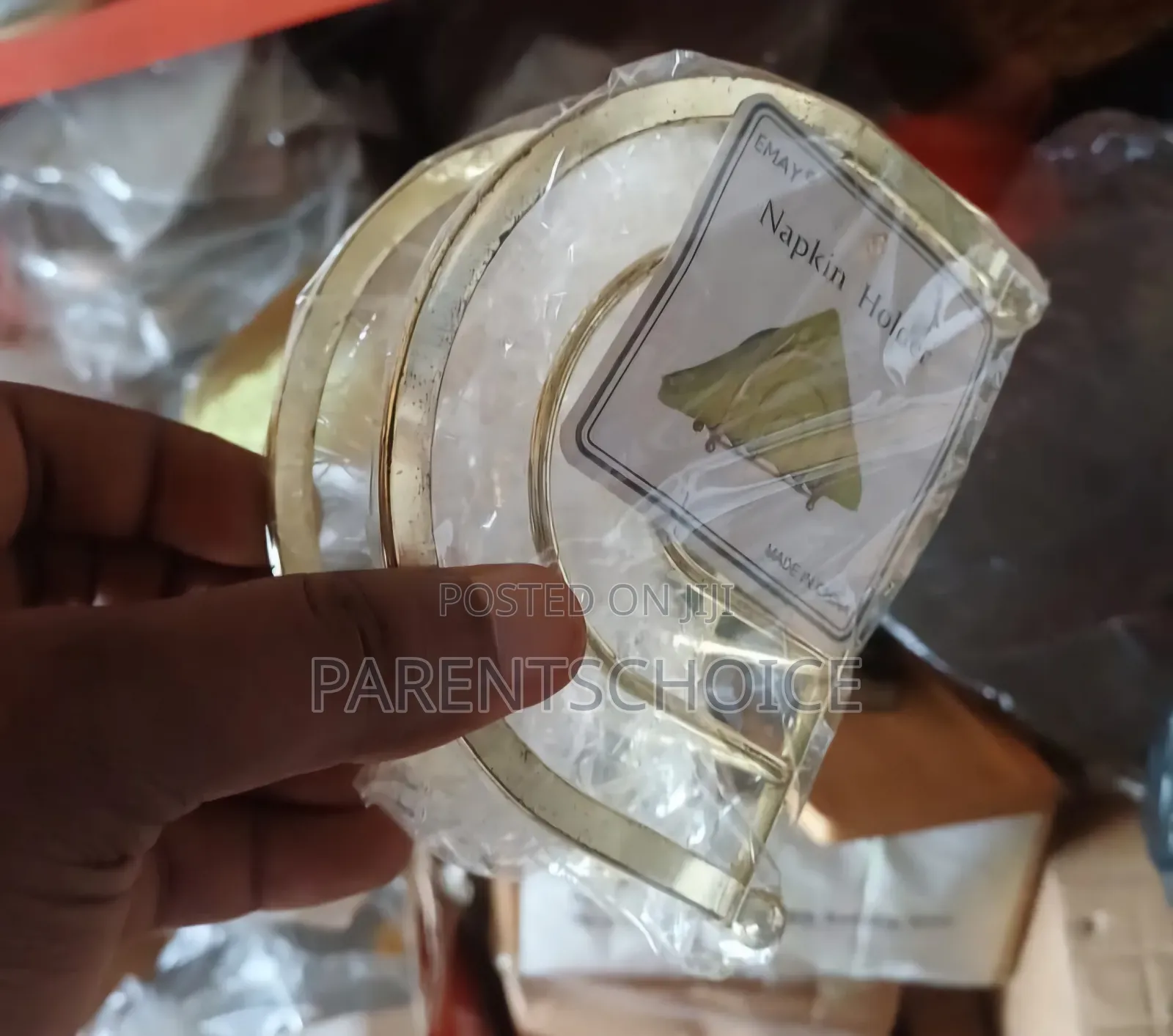 Gold Serviette Holder