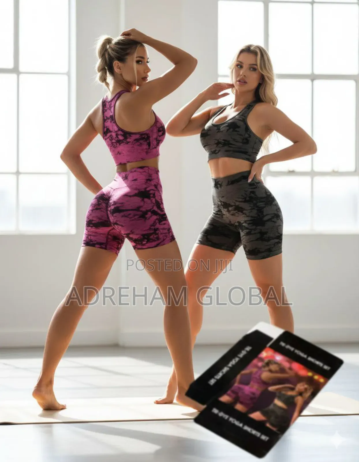 Tie Dye Shorts Set M, L and Xl